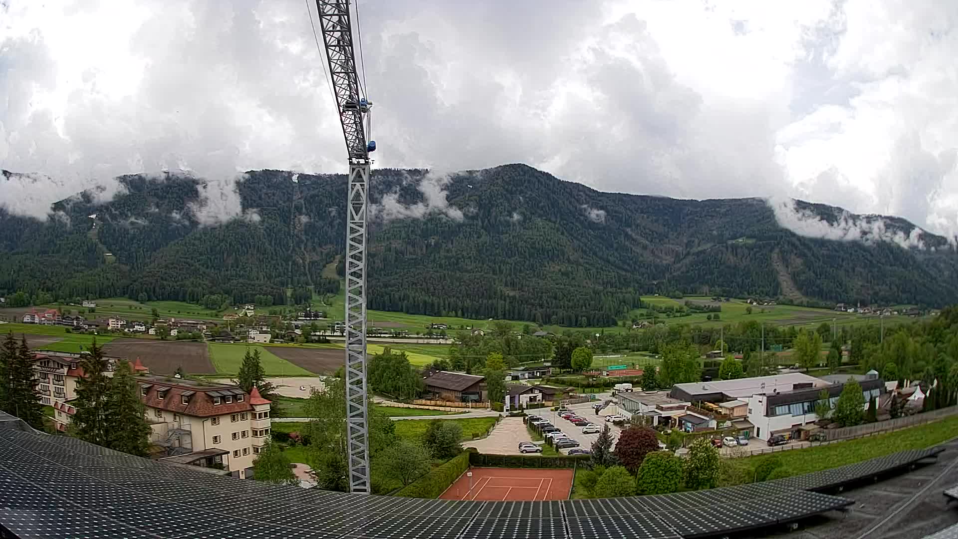Web kamera Riscone | Hotel Olympia | Pogled na Kronplatz