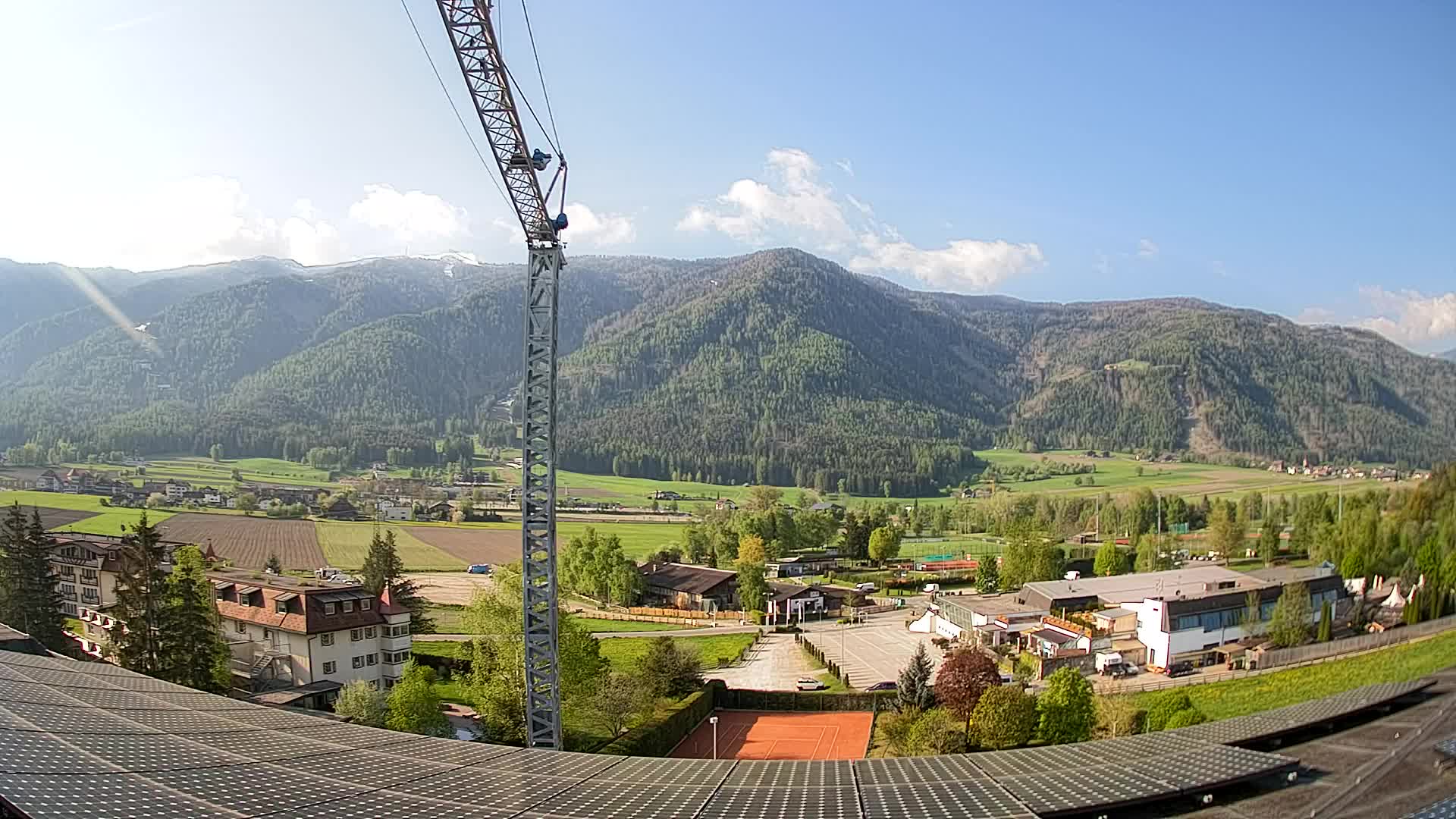 Spletna kamera Riscone | Hotel Olympia | Pogled na Kronplatz