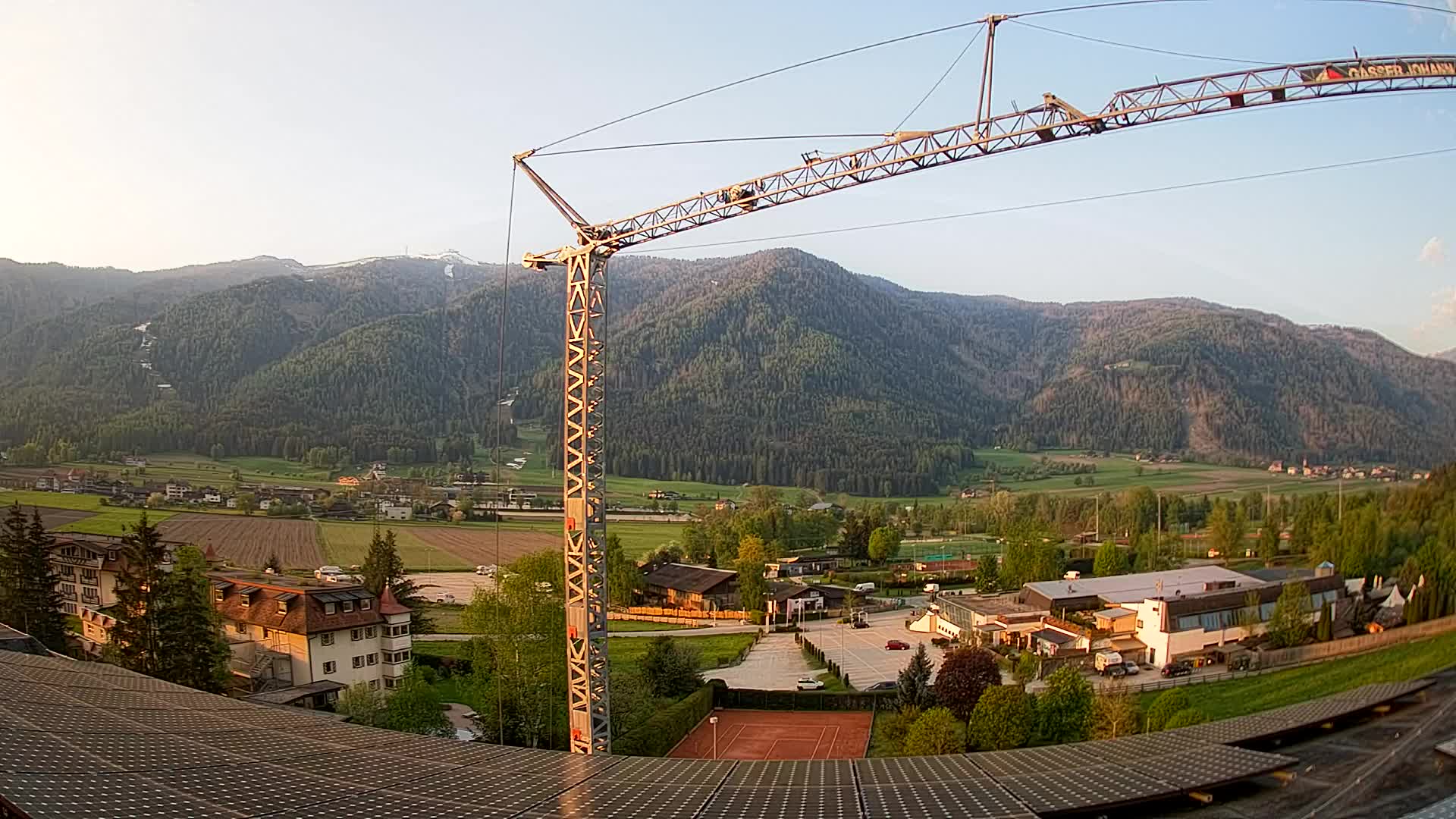 Web kamera Riscone | Hotel Olympia | Pogled na Kronplatz