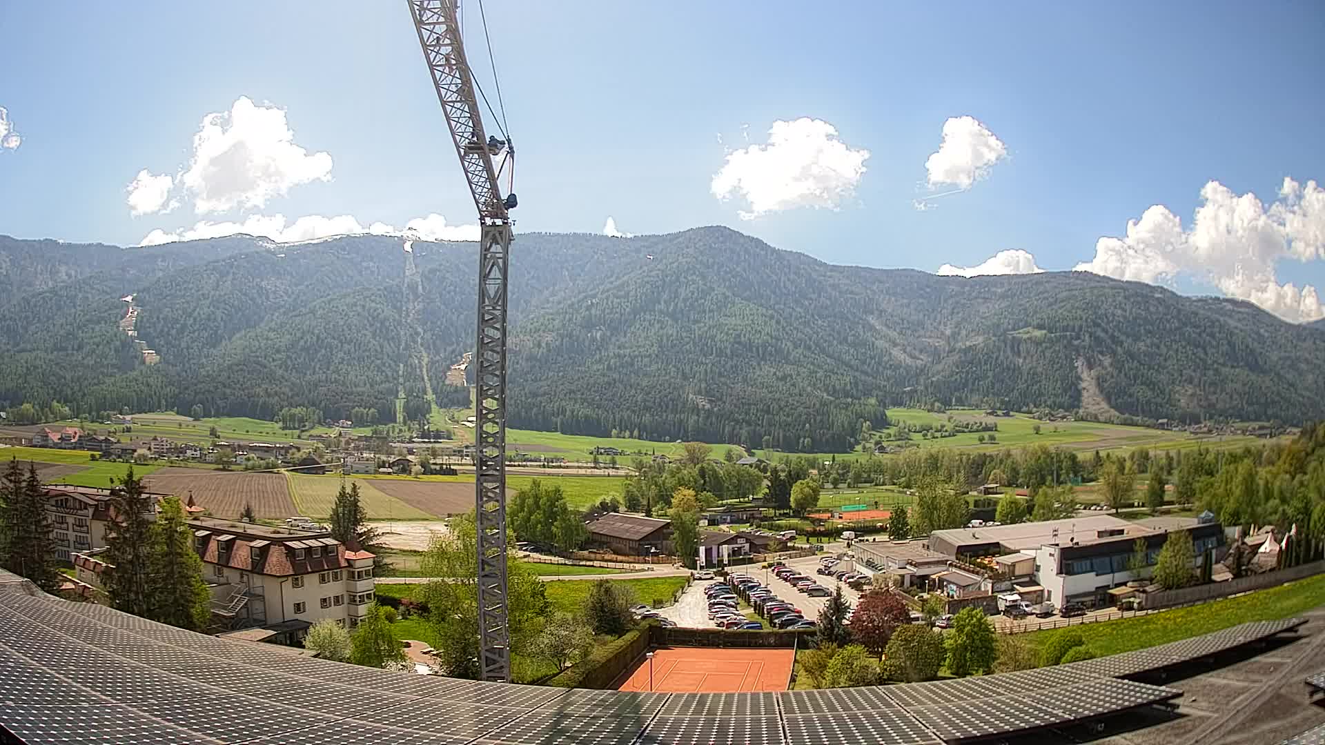 Web kamera Riscone | Hotel Olympia | Pogled na Kronplatz