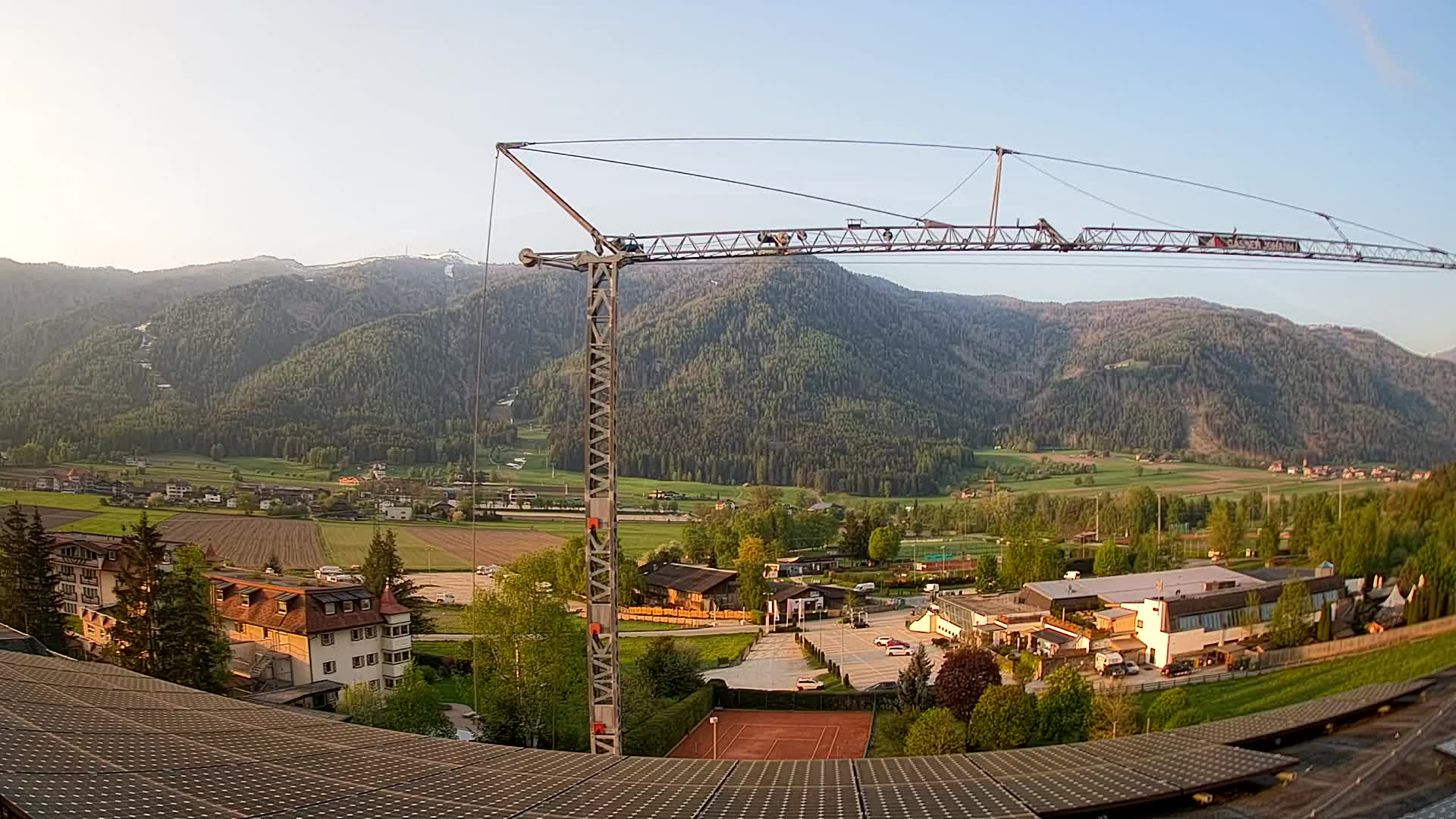 Web kamera Riscone | Hotel Olympia | Pogled na Kronplatz