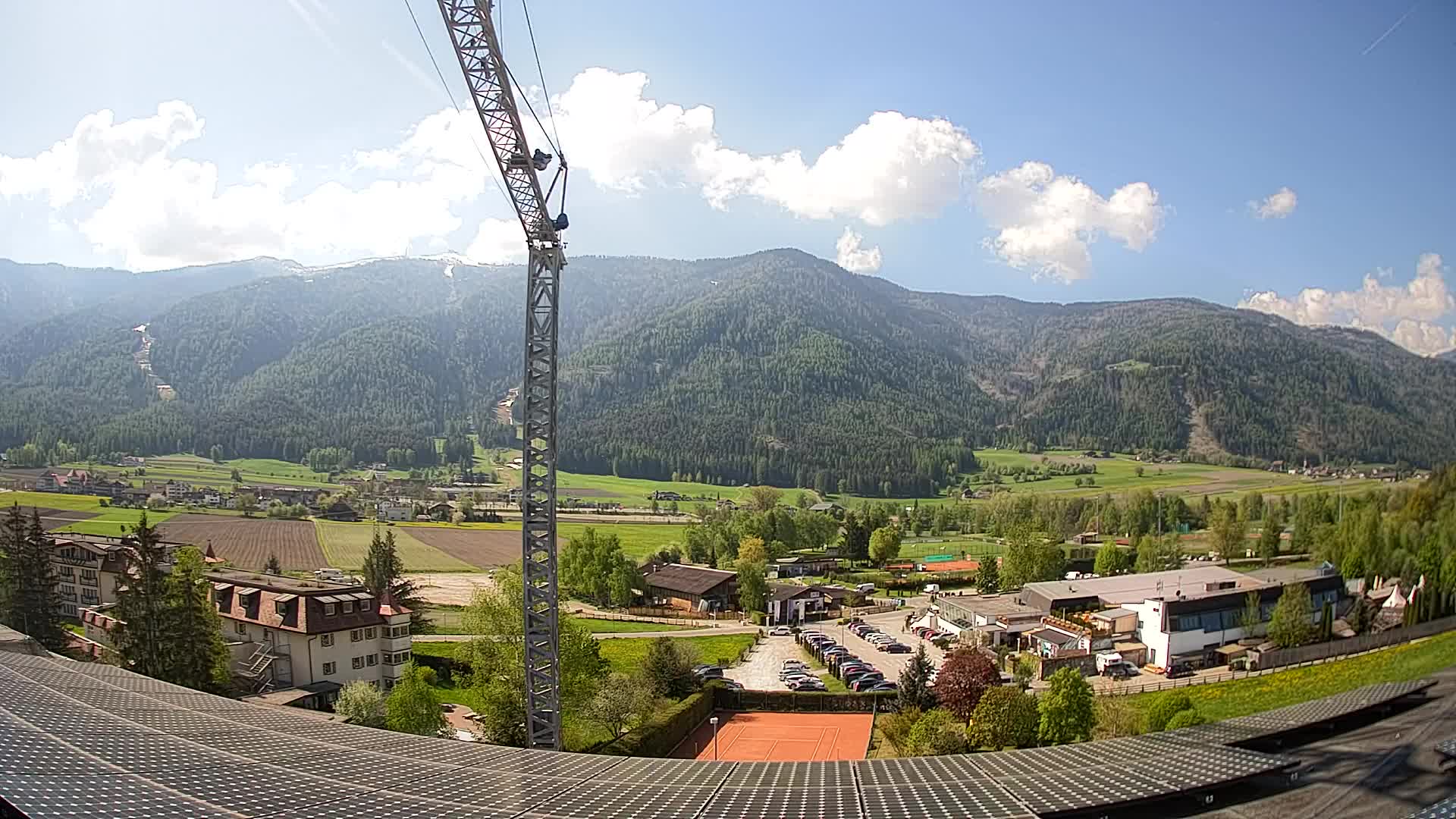 Web kamera Riscone | Hotel Olympia | Pogled na Kronplatz