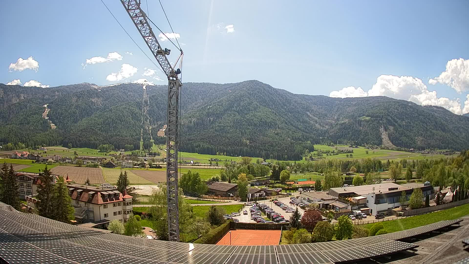 Spletna kamera Riscone | Hotel Olympia | Pogled na Kronplatz