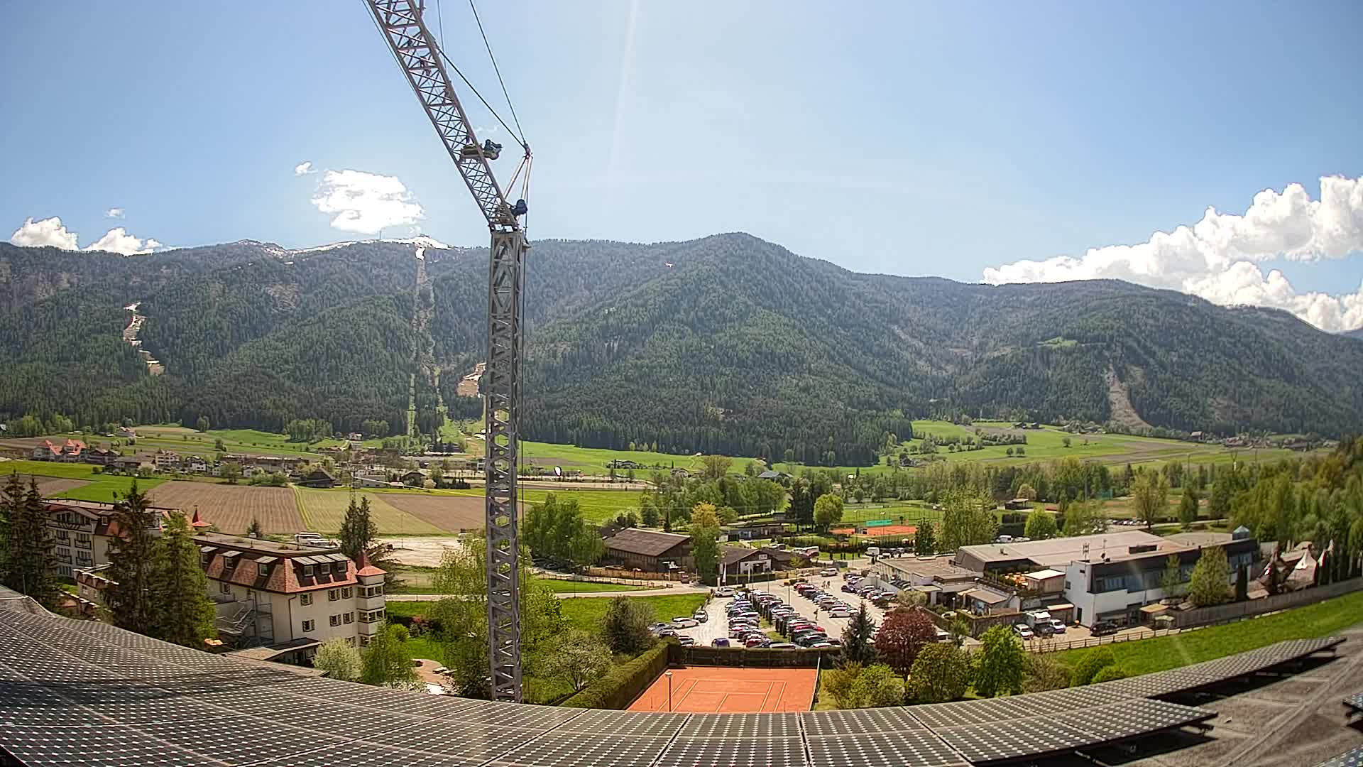 Spletna kamera Riscone | Hotel Olympia | Pogled na Kronplatz