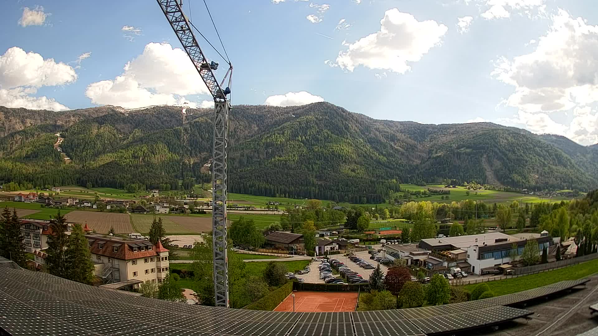 Web kamera Riscone | Hotel Olympia | Pogled na Kronplatz