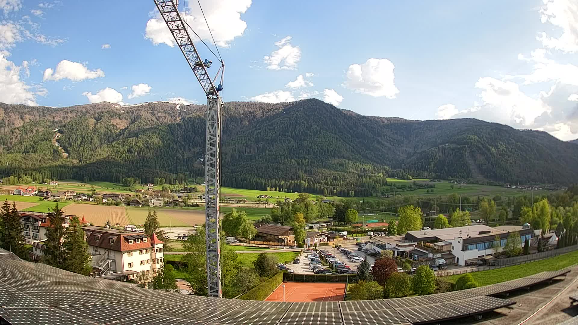 Spletna kamera Riscone | Hotel Olympia | Pogled na Kronplatz