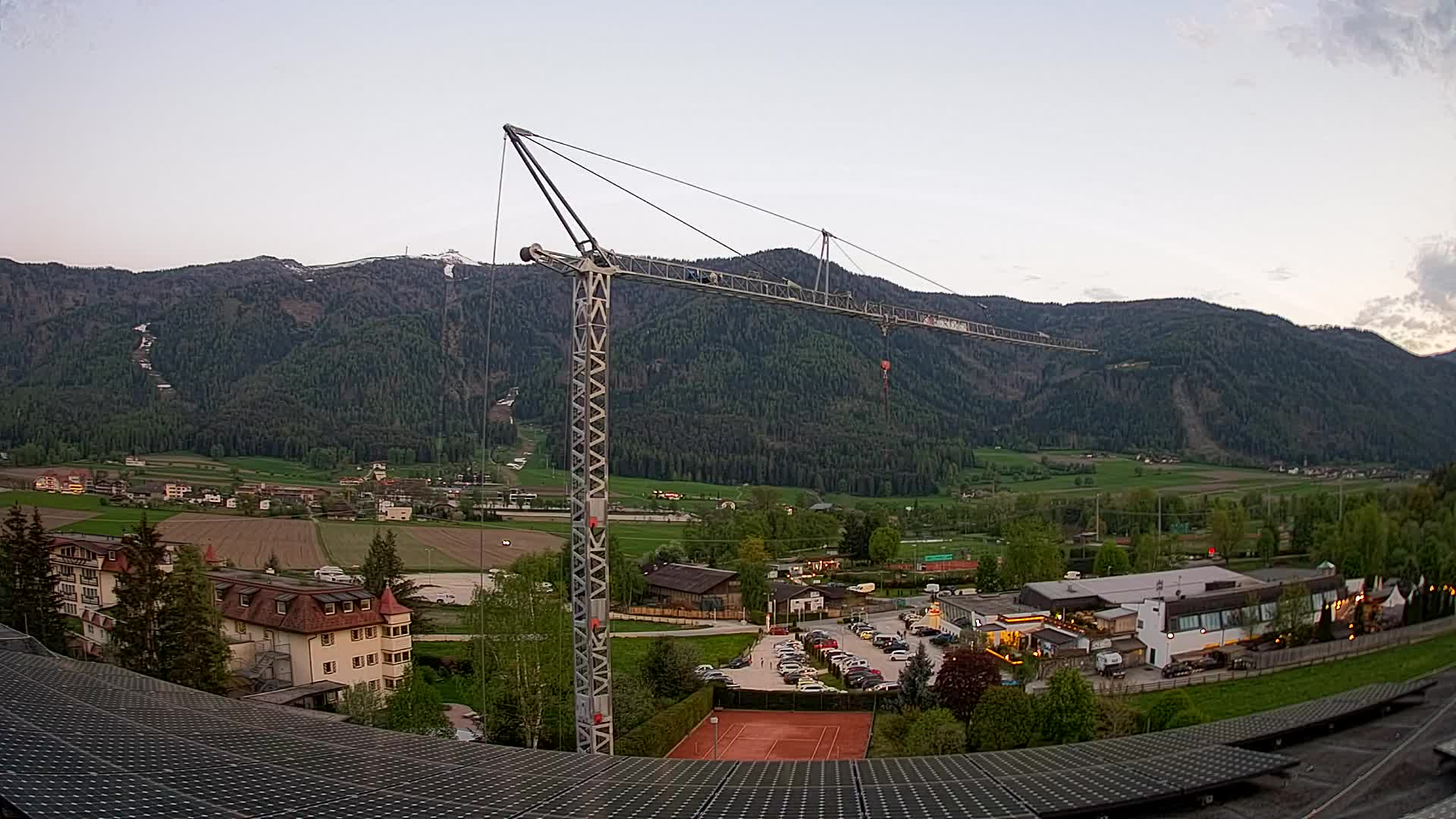 Web kamera Riscone | Hotel Olympia | Pogled na Kronplatz