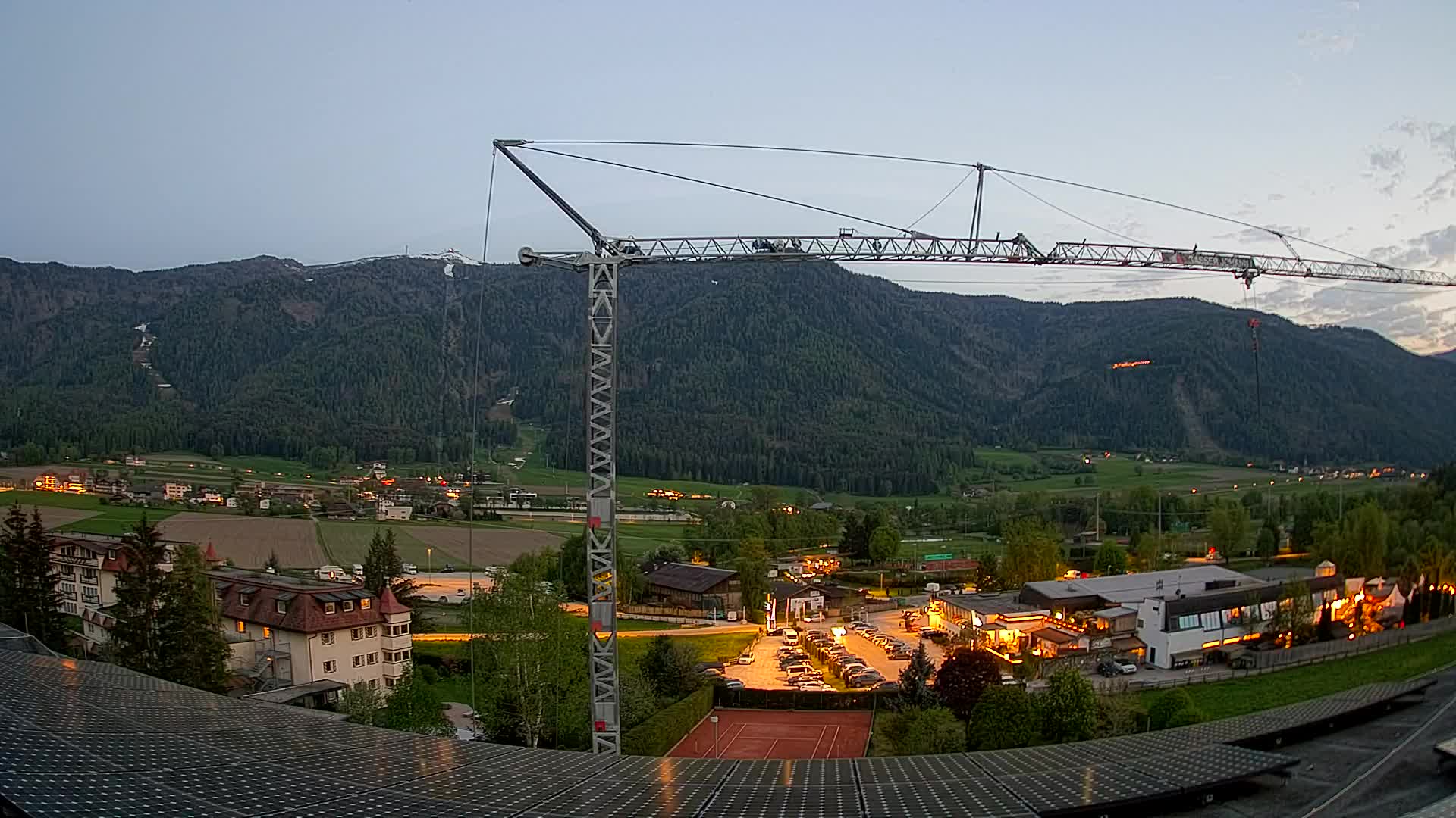 Web kamera Riscone | Hotel Olympia | Pogled na Kronplatz