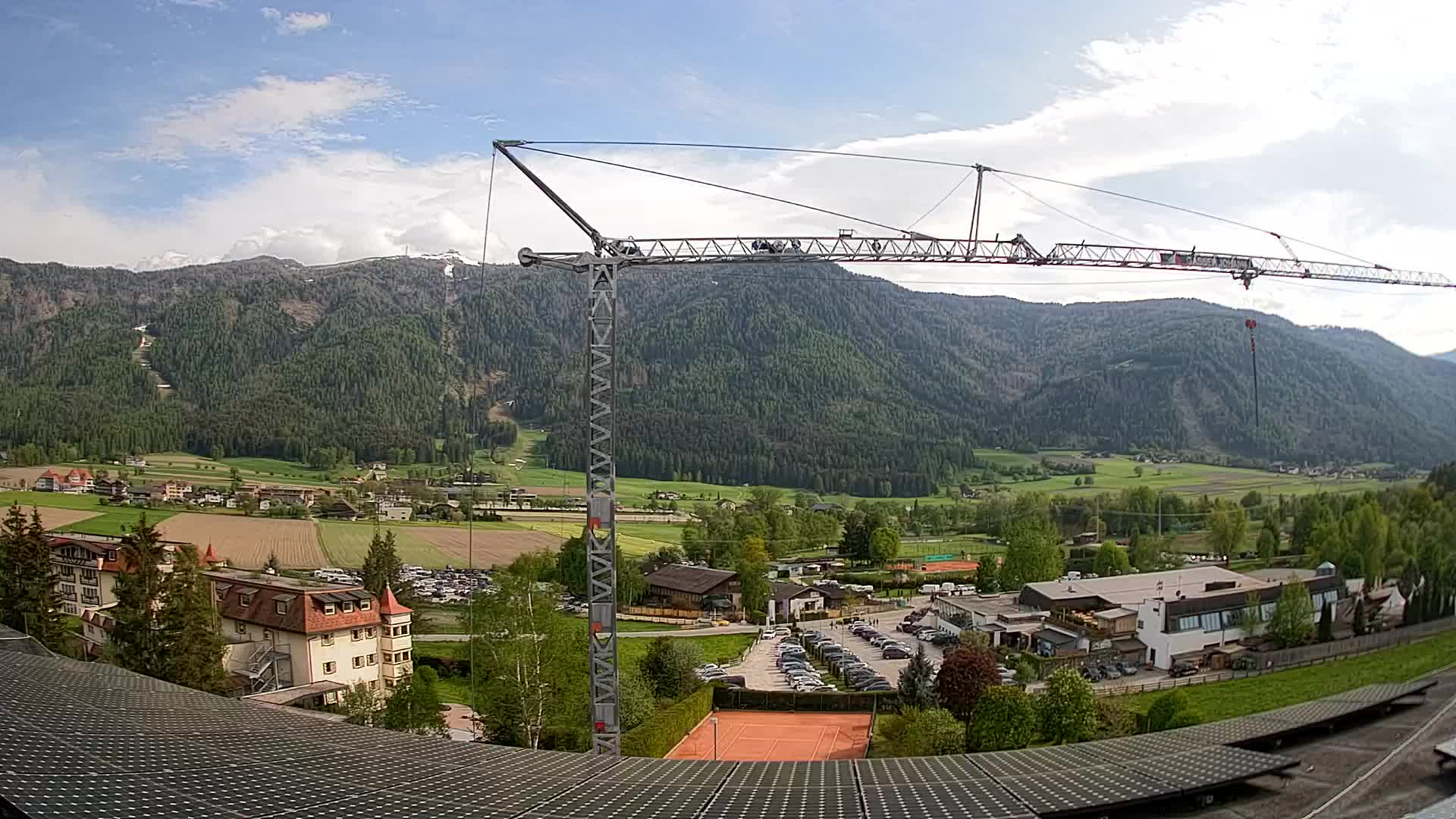 Web kamera Riscone | Hotel Olympia | Pogled na Kronplatz