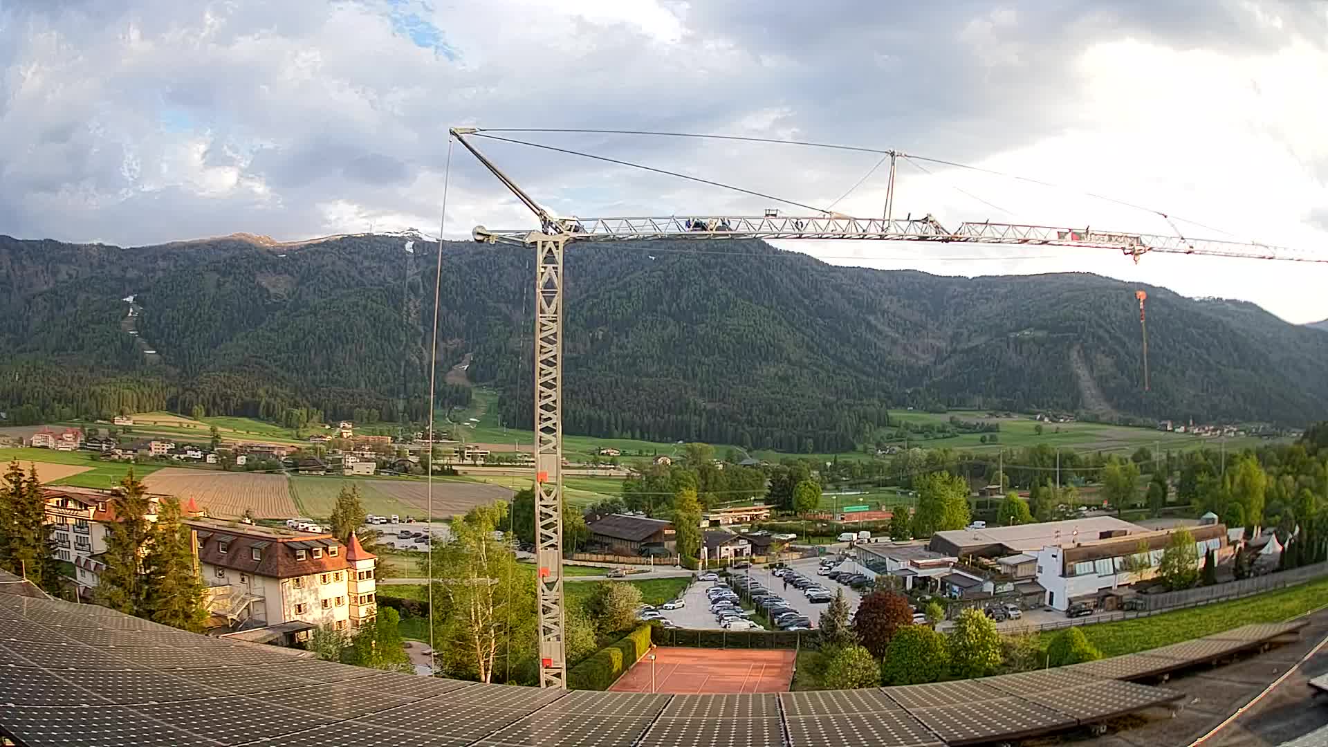 Web kamera Riscone | Hotel Olympia | Pogled na Kronplatz