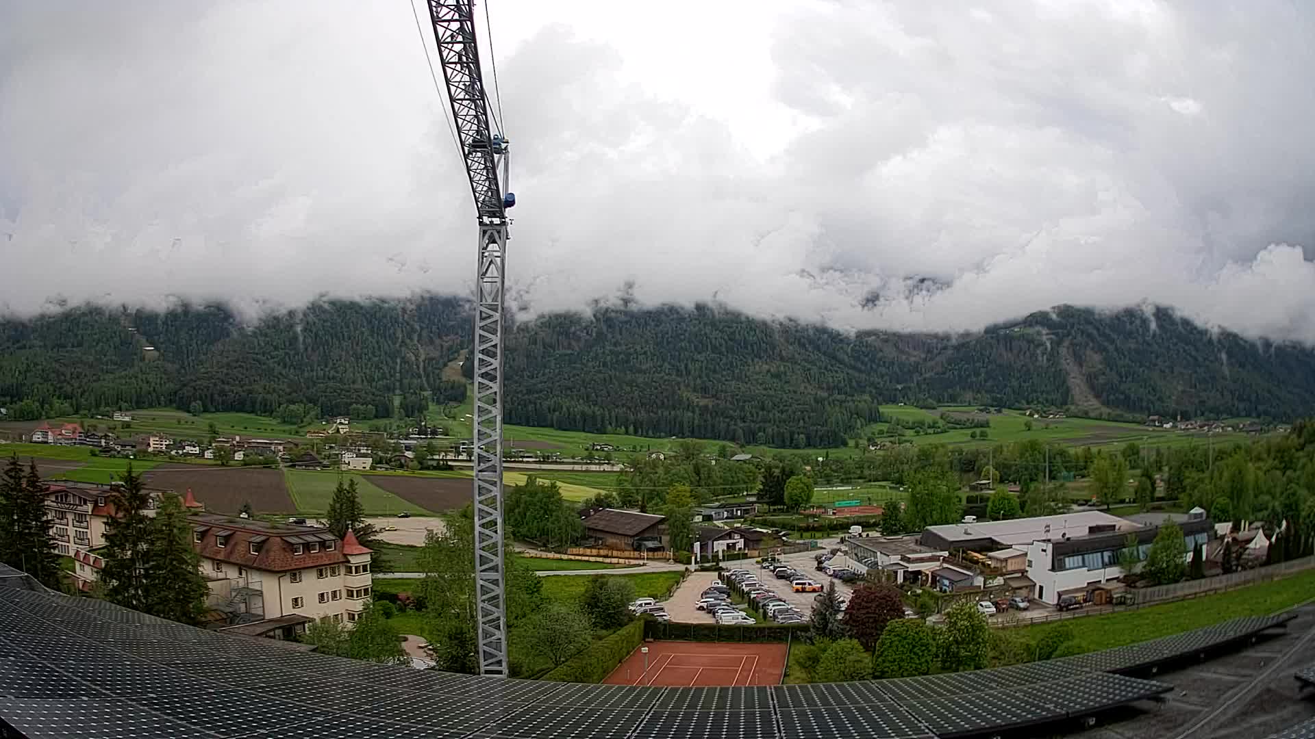 Web kamera Riscone | Hotel Olympia | Pogled na Kronplatz