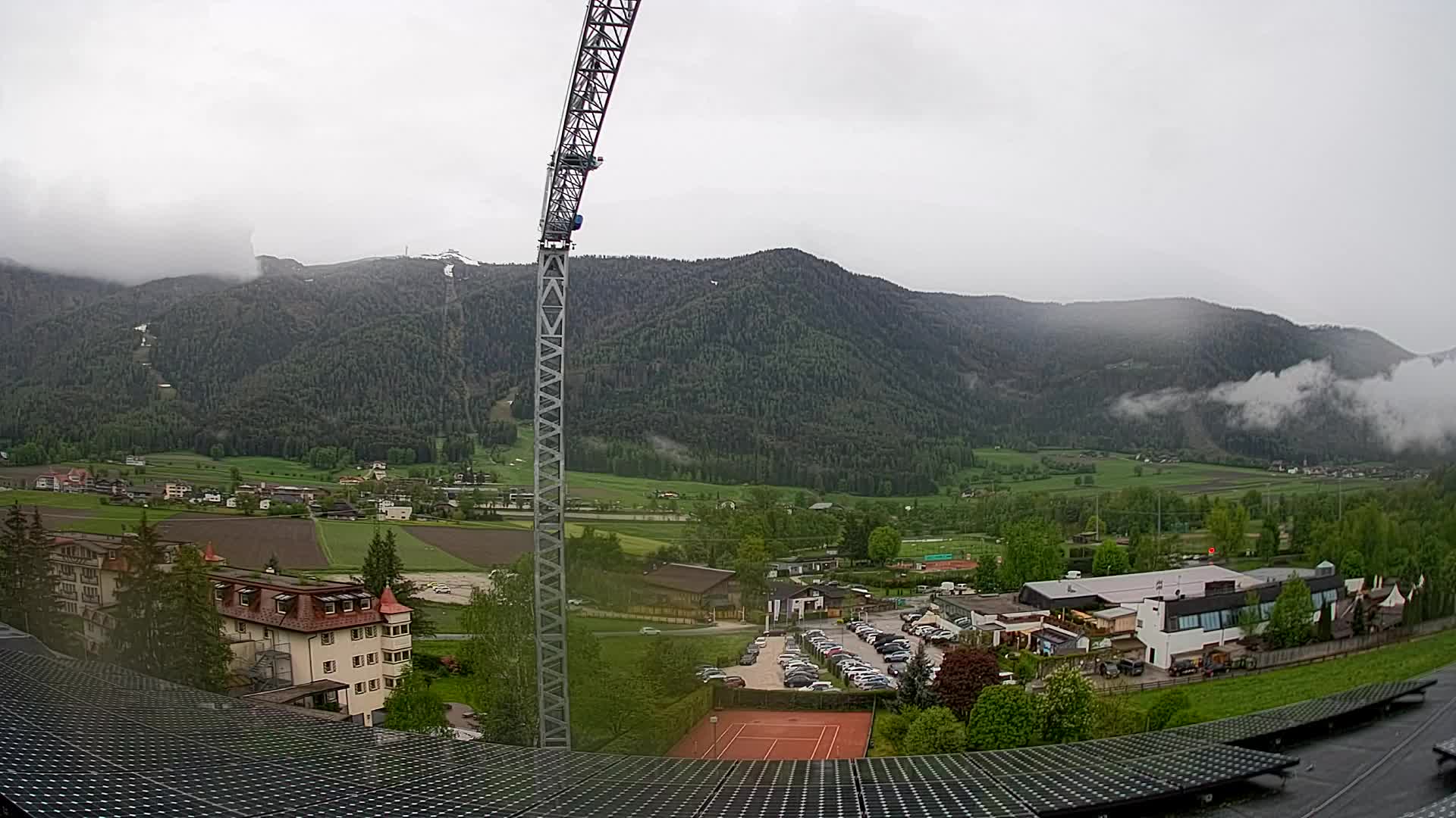 Web kamera Riscone | Hotel Olympia | Pogled na Kronplatz