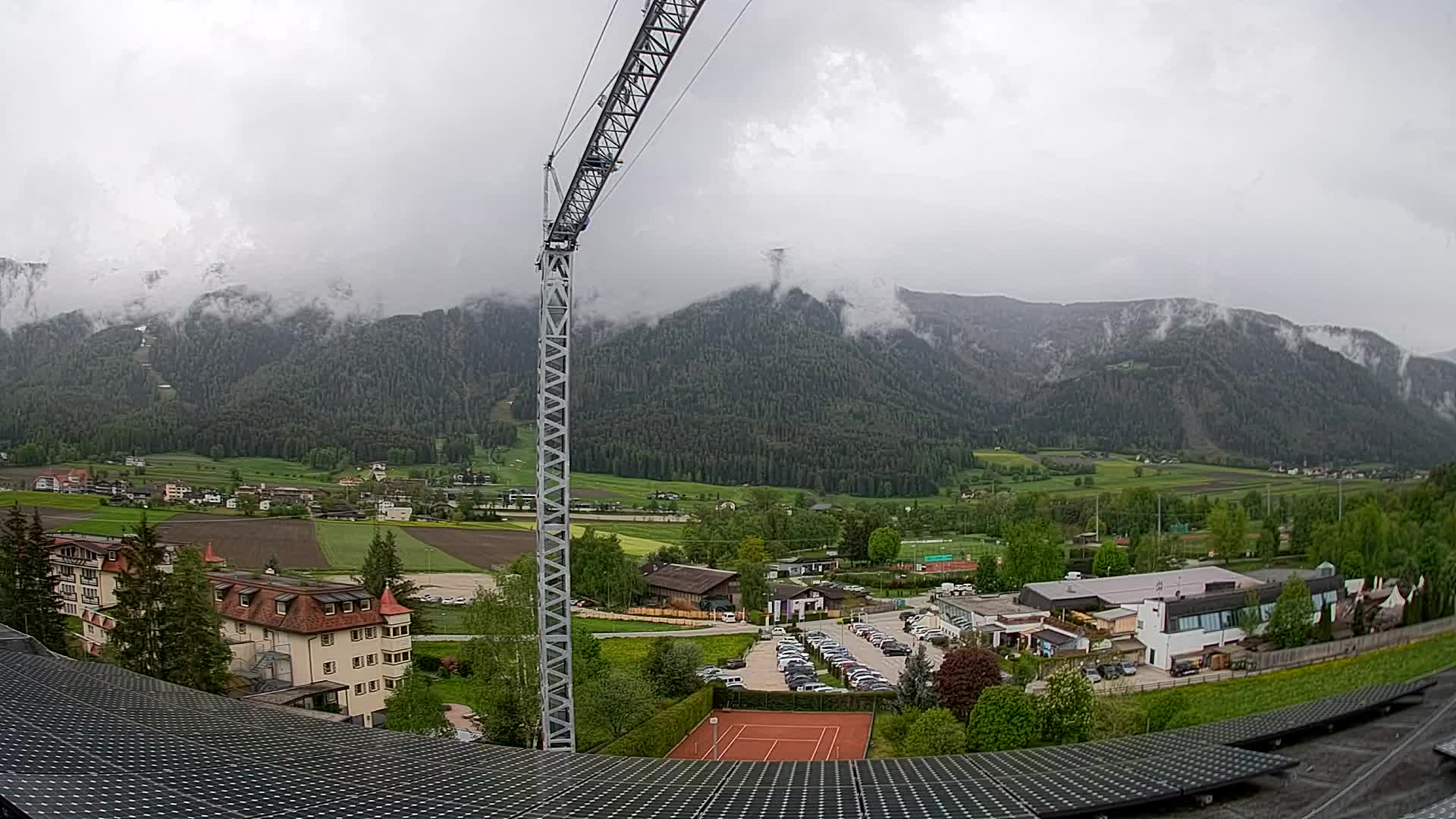 Web kamera Riscone | Hotel Olympia | Pogled na Kronplatz