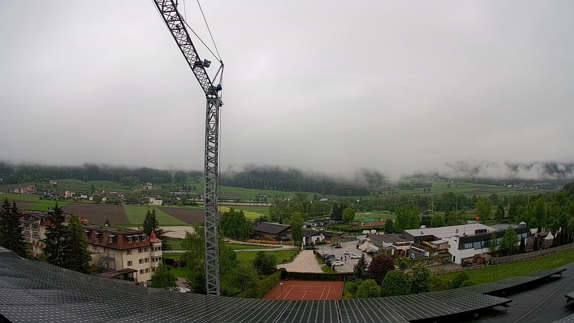 Web kamera Riscone | Hotel Olympia | Pogled na Kronplatz