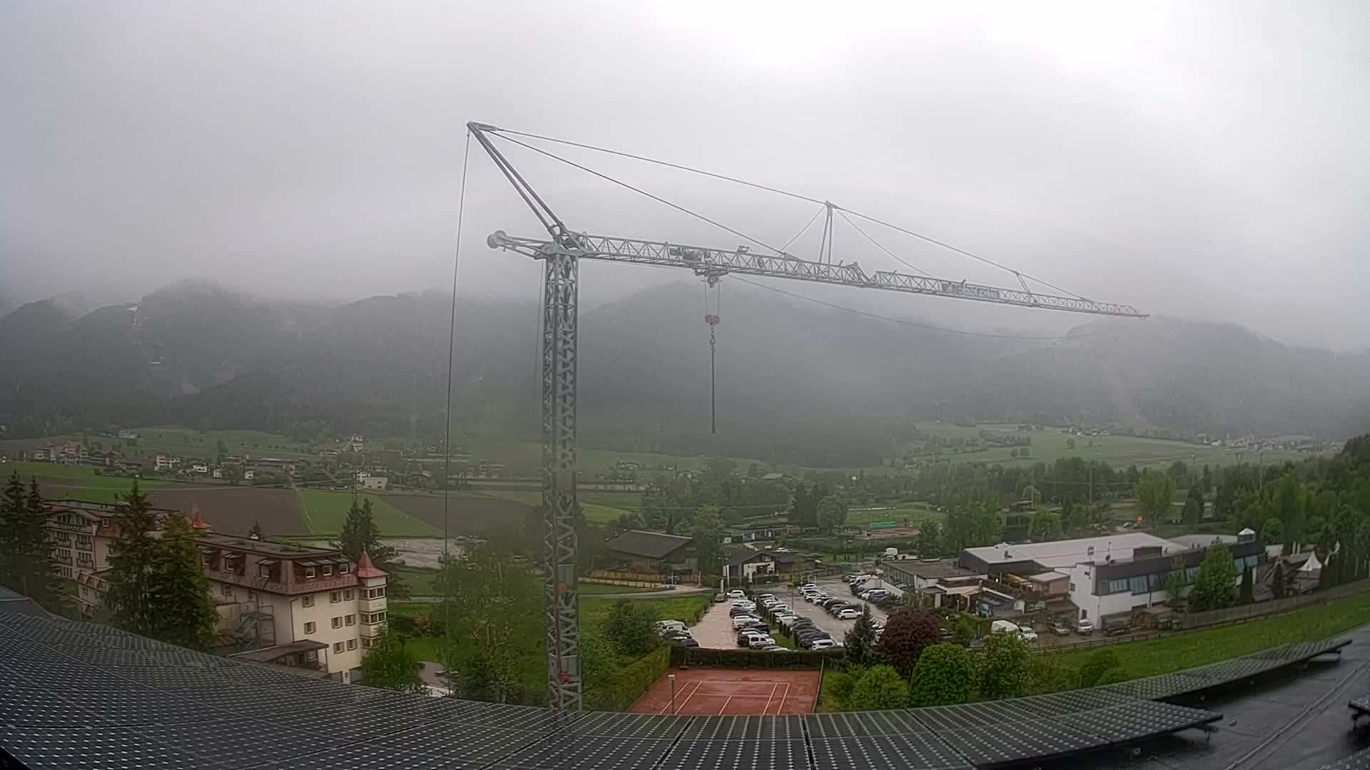 Web kamera Riscone | Hotel Olympia | Pogled na Kronplatz