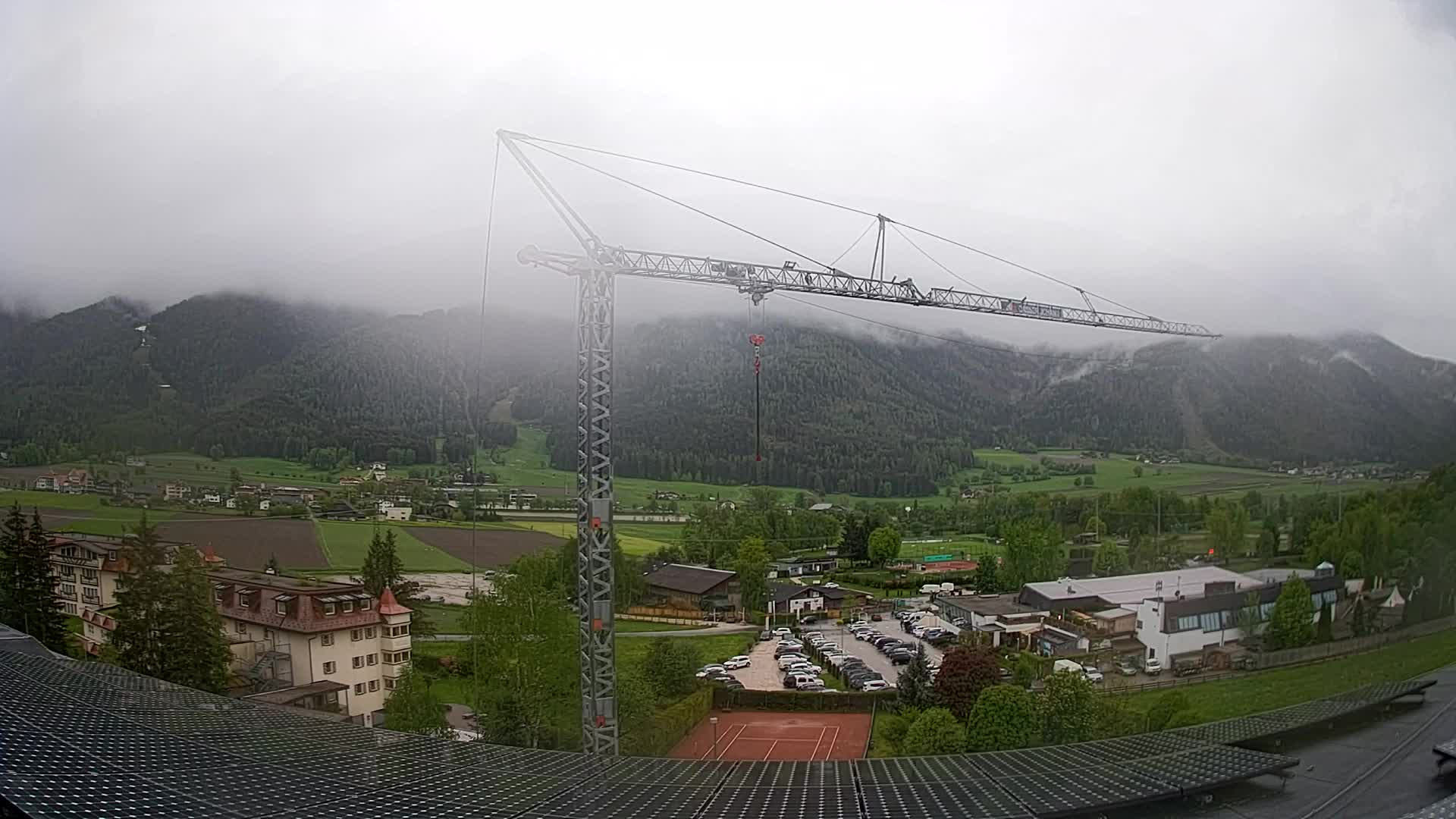 Web kamera Riscone | Hotel Olympia | Pogled na Kronplatz