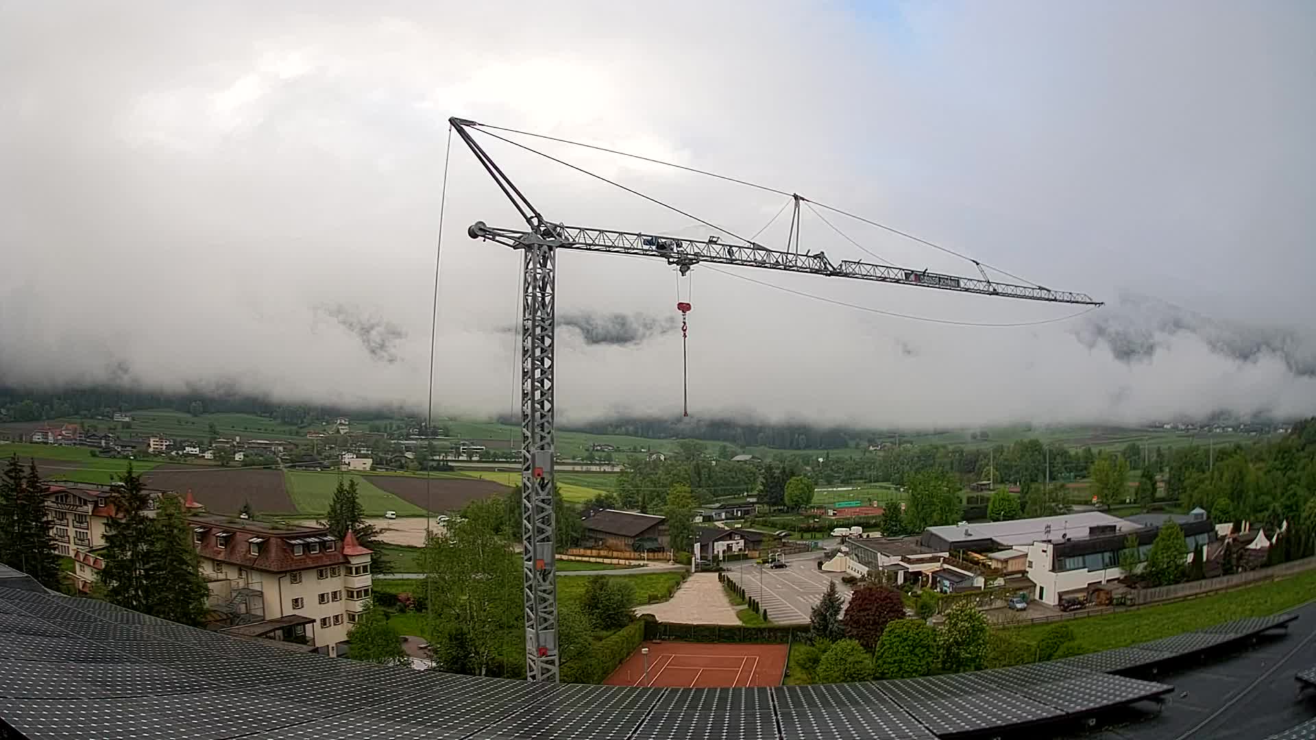 Web kamera Riscone | Hotel Olympia | Pogled na Kronplatz