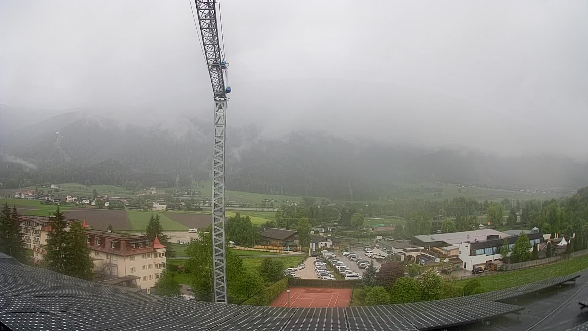 Web kamera Riscone | Hotel Olympia | Pogled na Kronplatz
