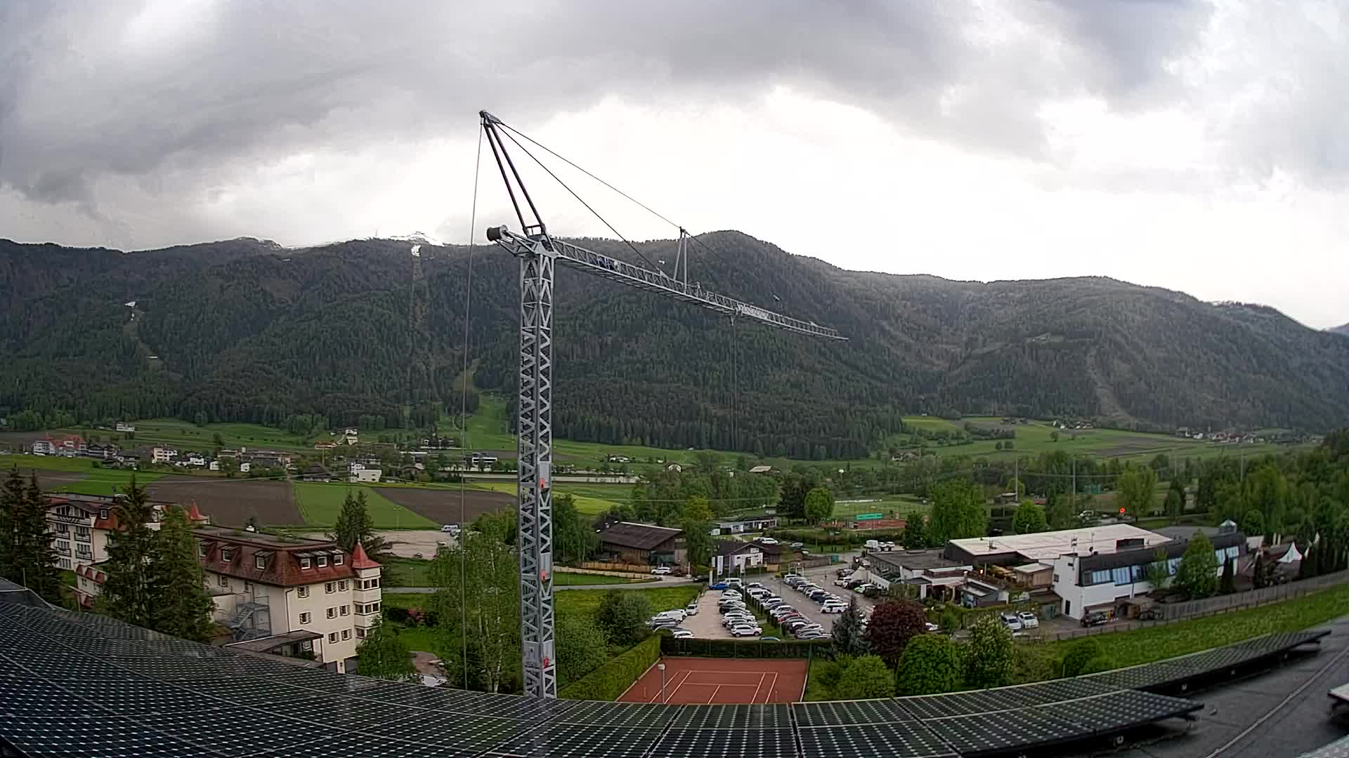 Web kamera Riscone | Hotel Olympia | Pogled na Kronplatz