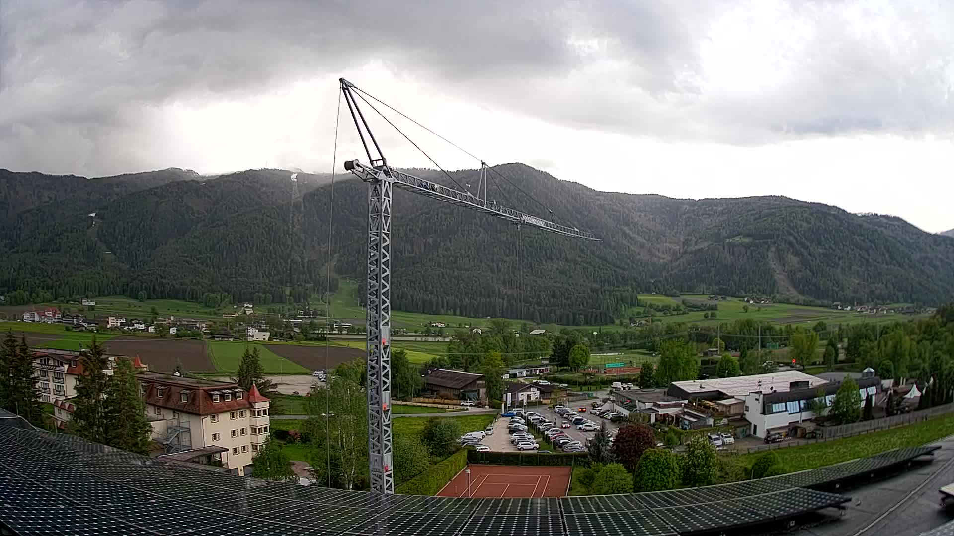 Web kamera Riscone | Hotel Olympia | Pogled na Kronplatz