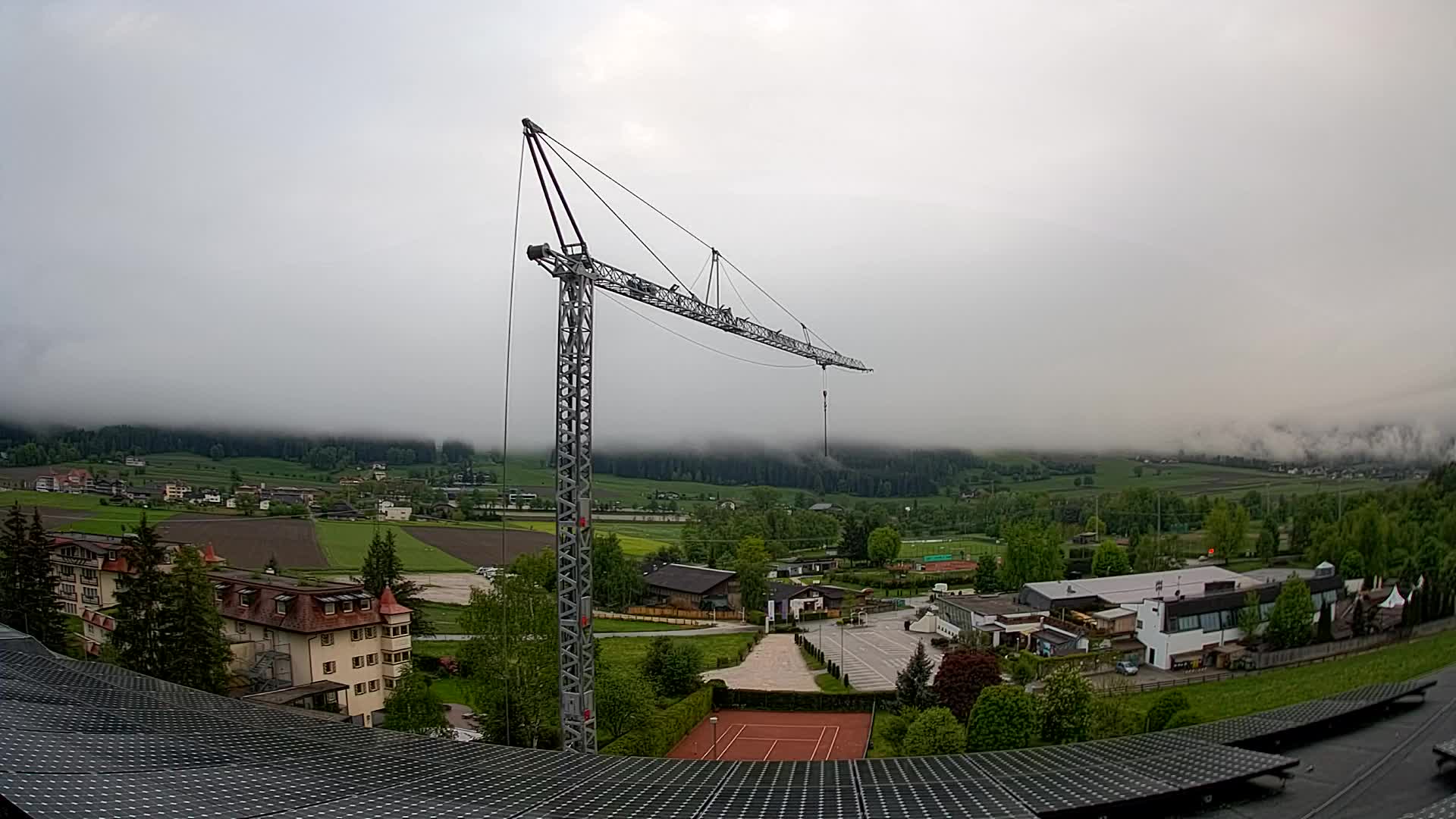Web kamera Riscone | Hotel Olympia | Pogled na Kronplatz