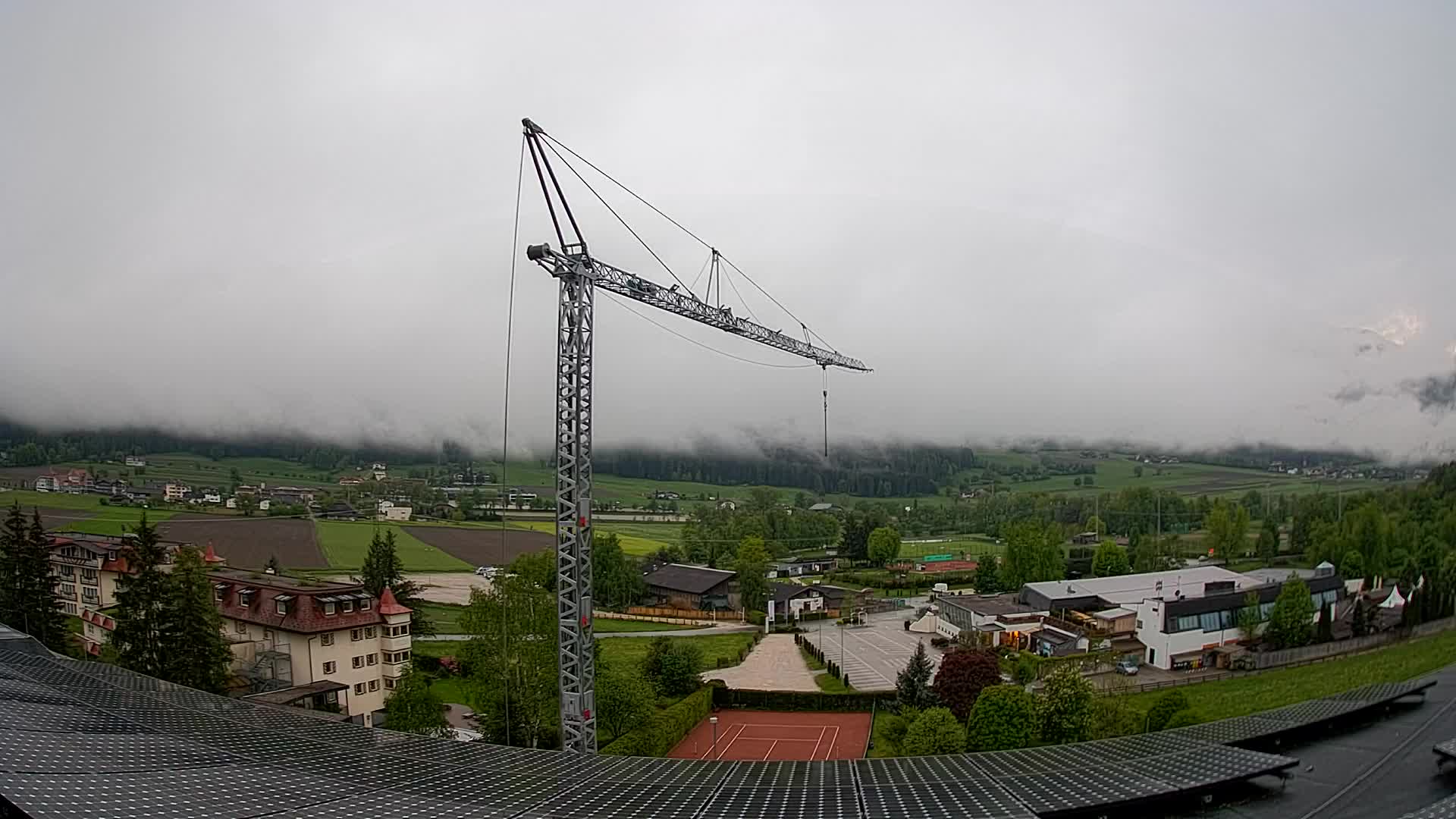 Web kamera Riscone | Hotel Olympia | Pogled na Kronplatz