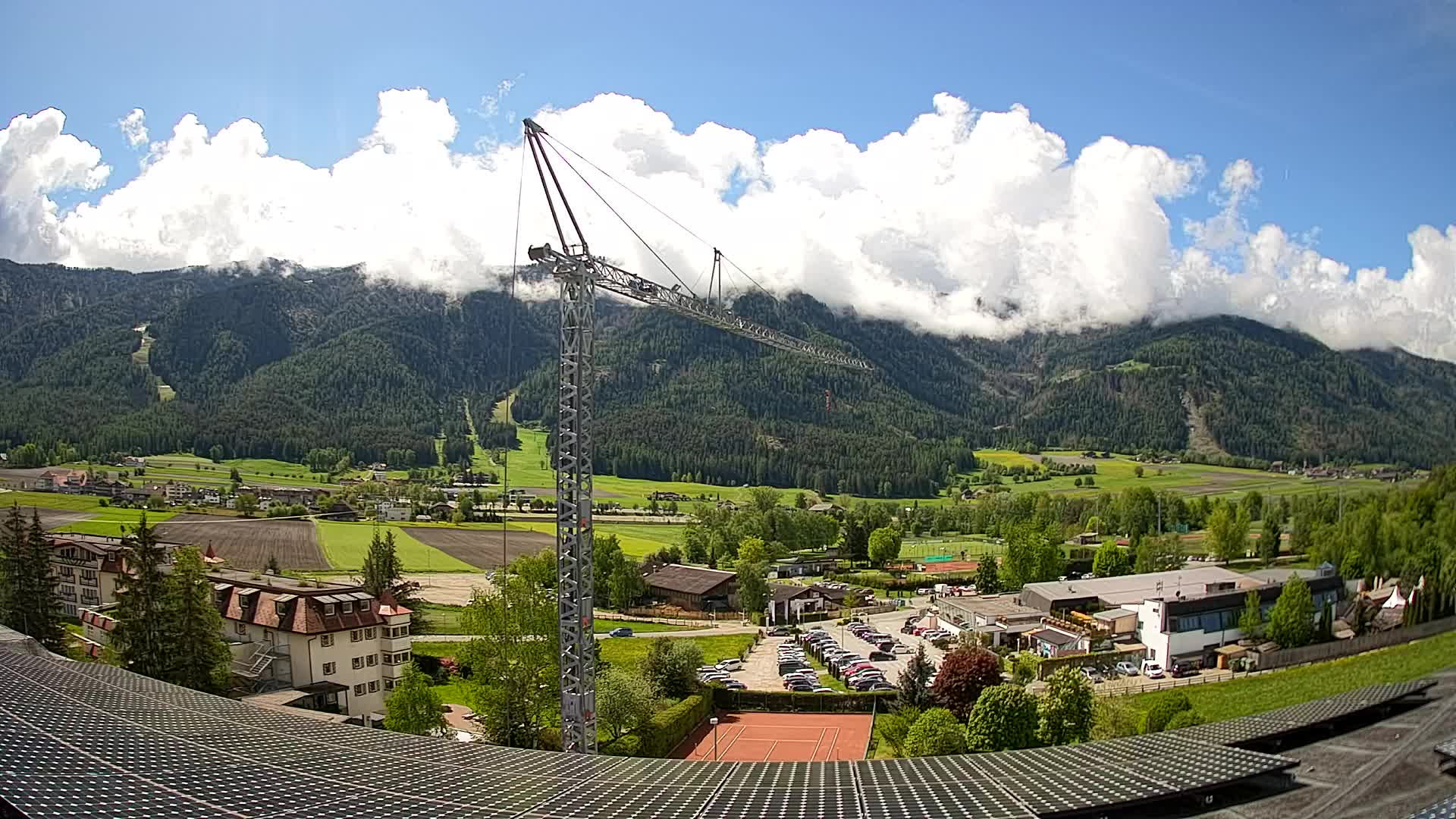 Spletna kamera Riscone | Hotel Olympia | Pogled na Kronplatz