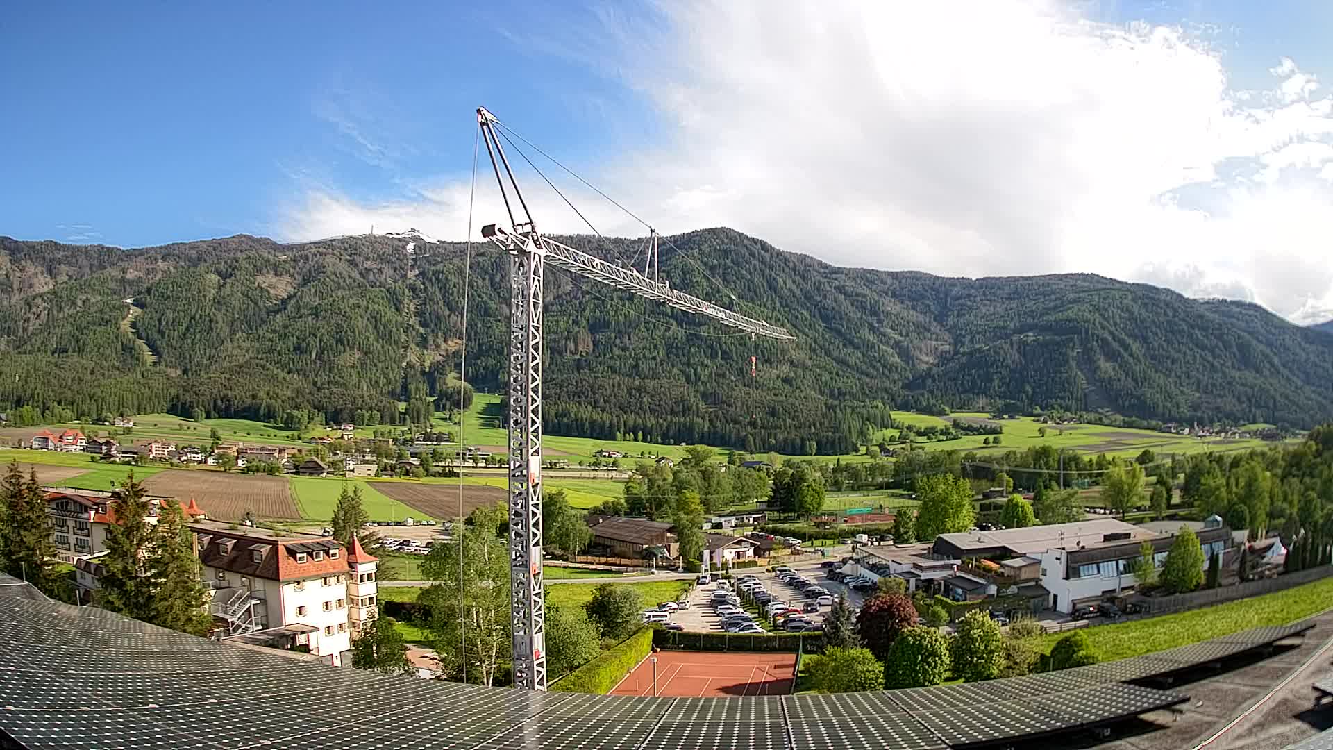 Web kamera Riscone | Hotel Olympia | Pogled na Kronplatz