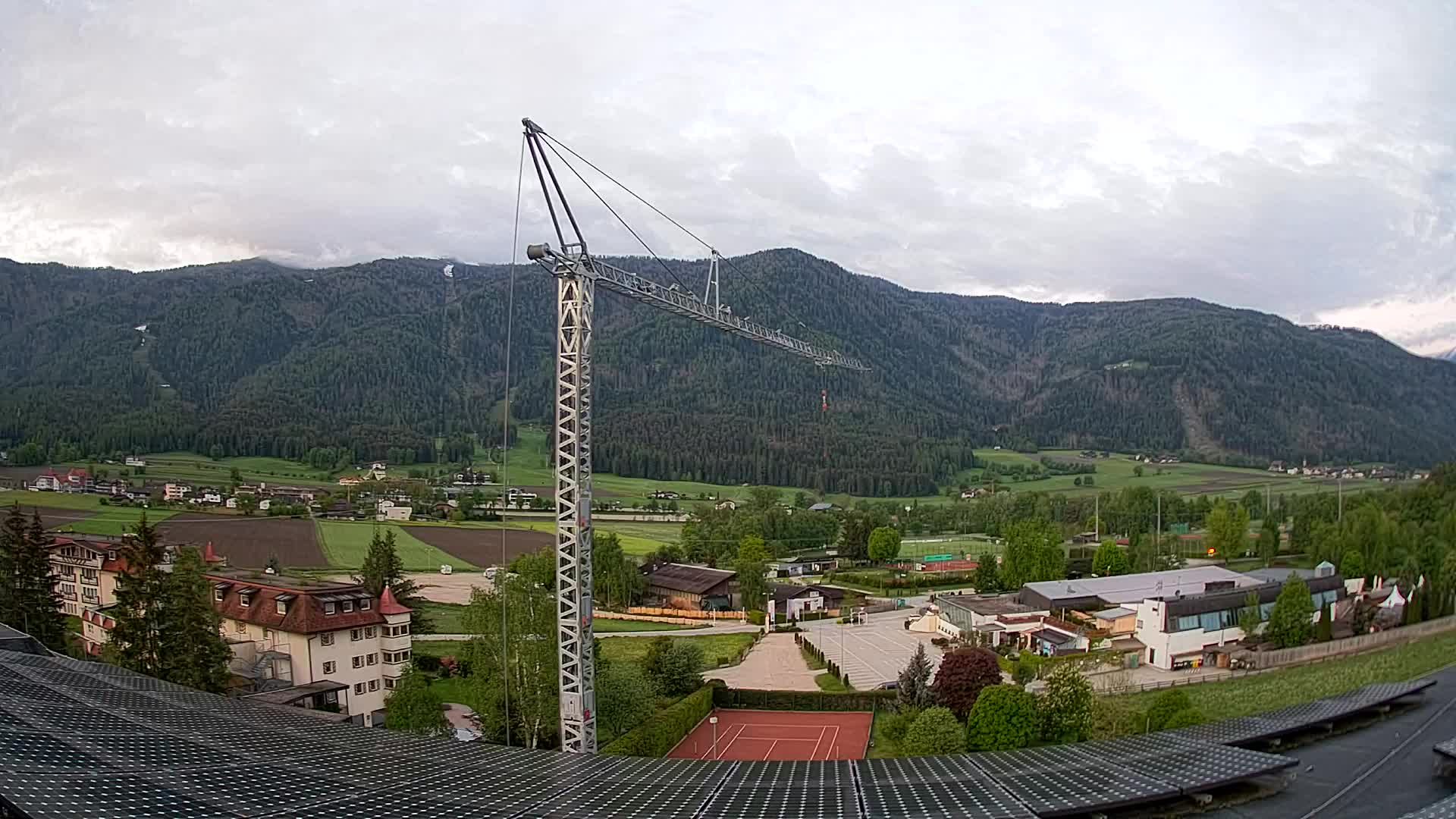 Web kamera Riscone | Hotel Olympia | Pogled na Kronplatz