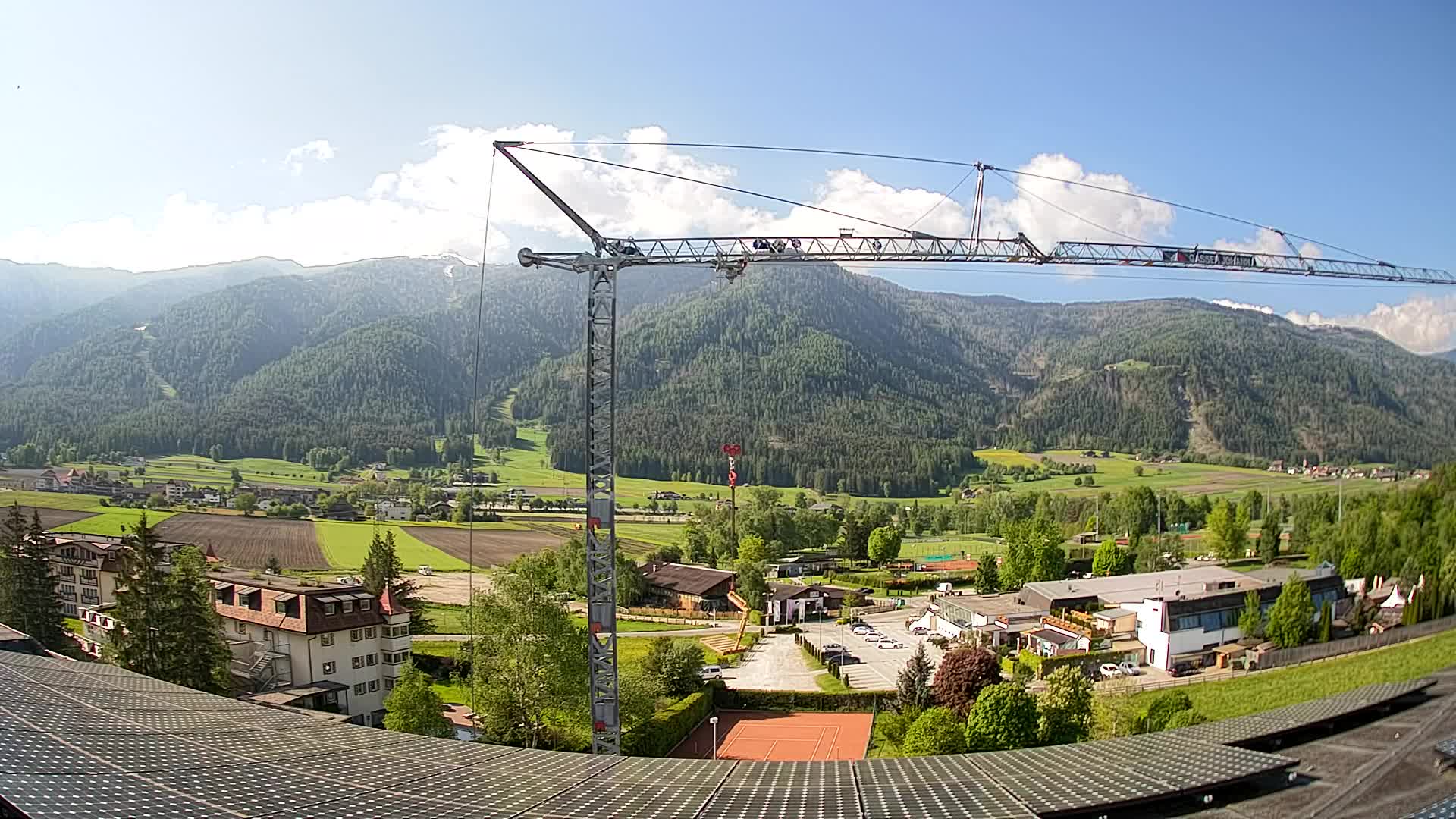 Web kamera Riscone | Hotel Olympia | Pogled na Kronplatz