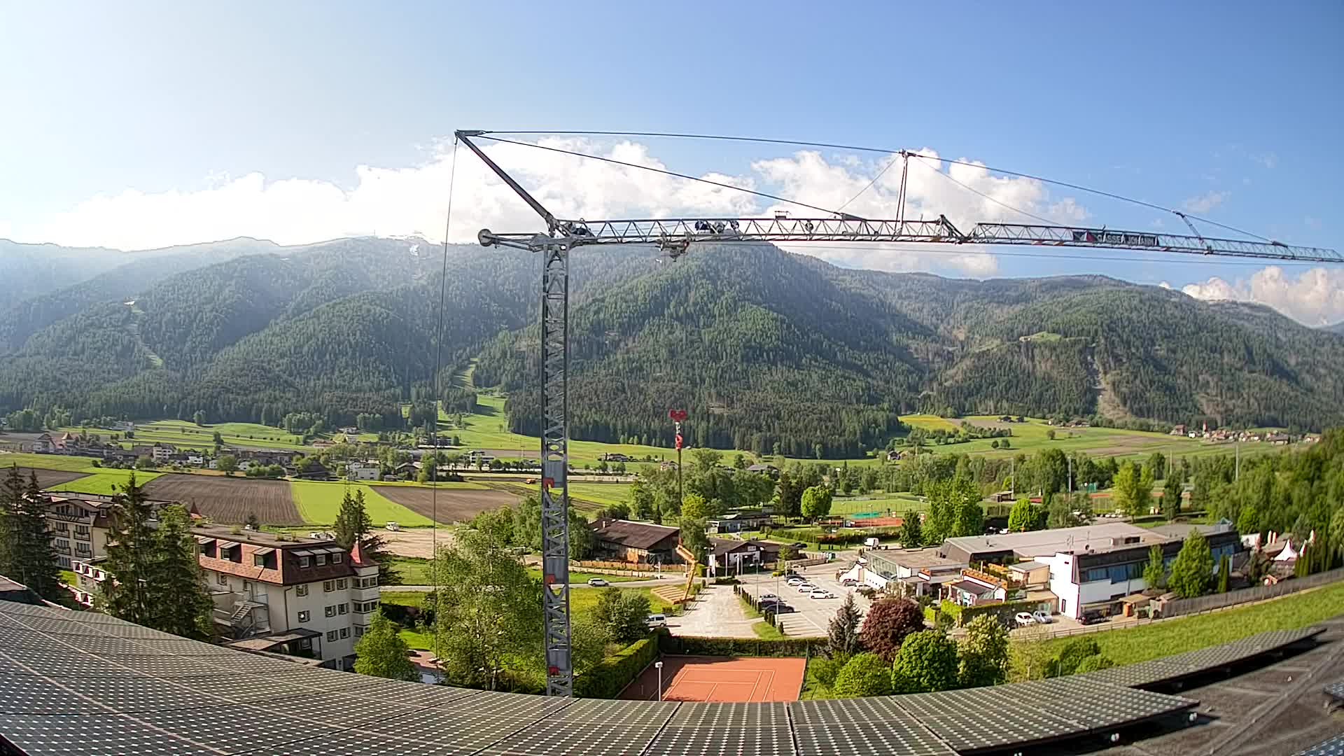Spletna kamera Riscone | Hotel Olympia | Pogled na Kronplatz