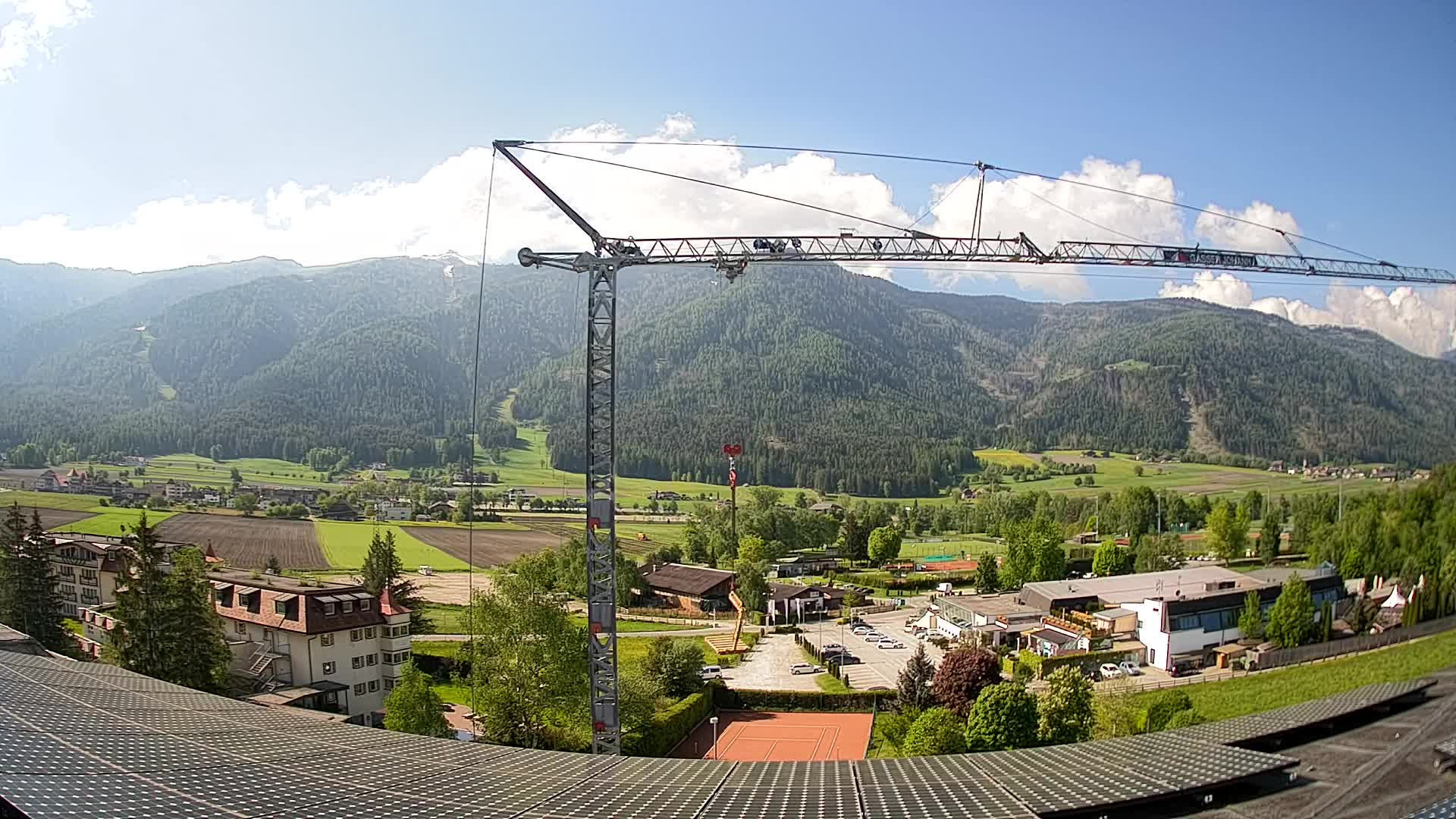 Web kamera Riscone | Hotel Olympia | Pogled na Kronplatz