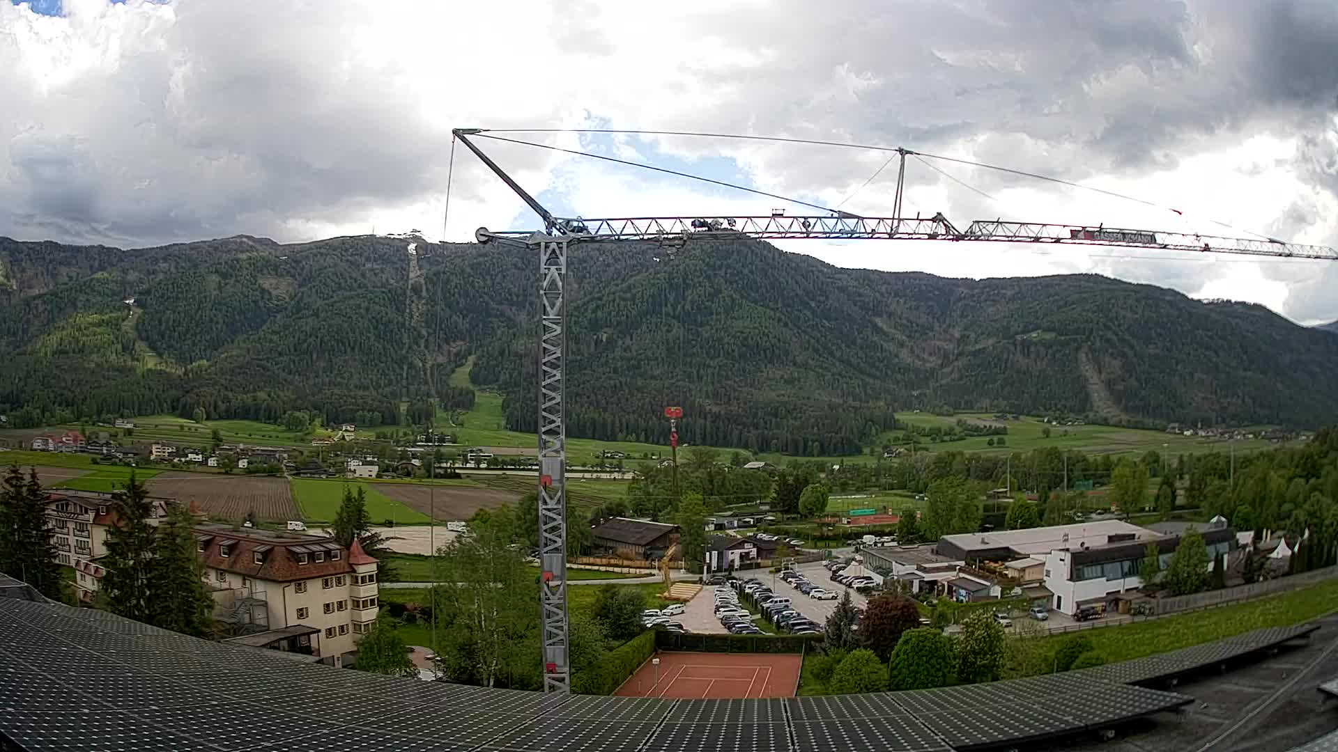 Web kamera Riscone | Hotel Olympia | Pogled na Kronplatz