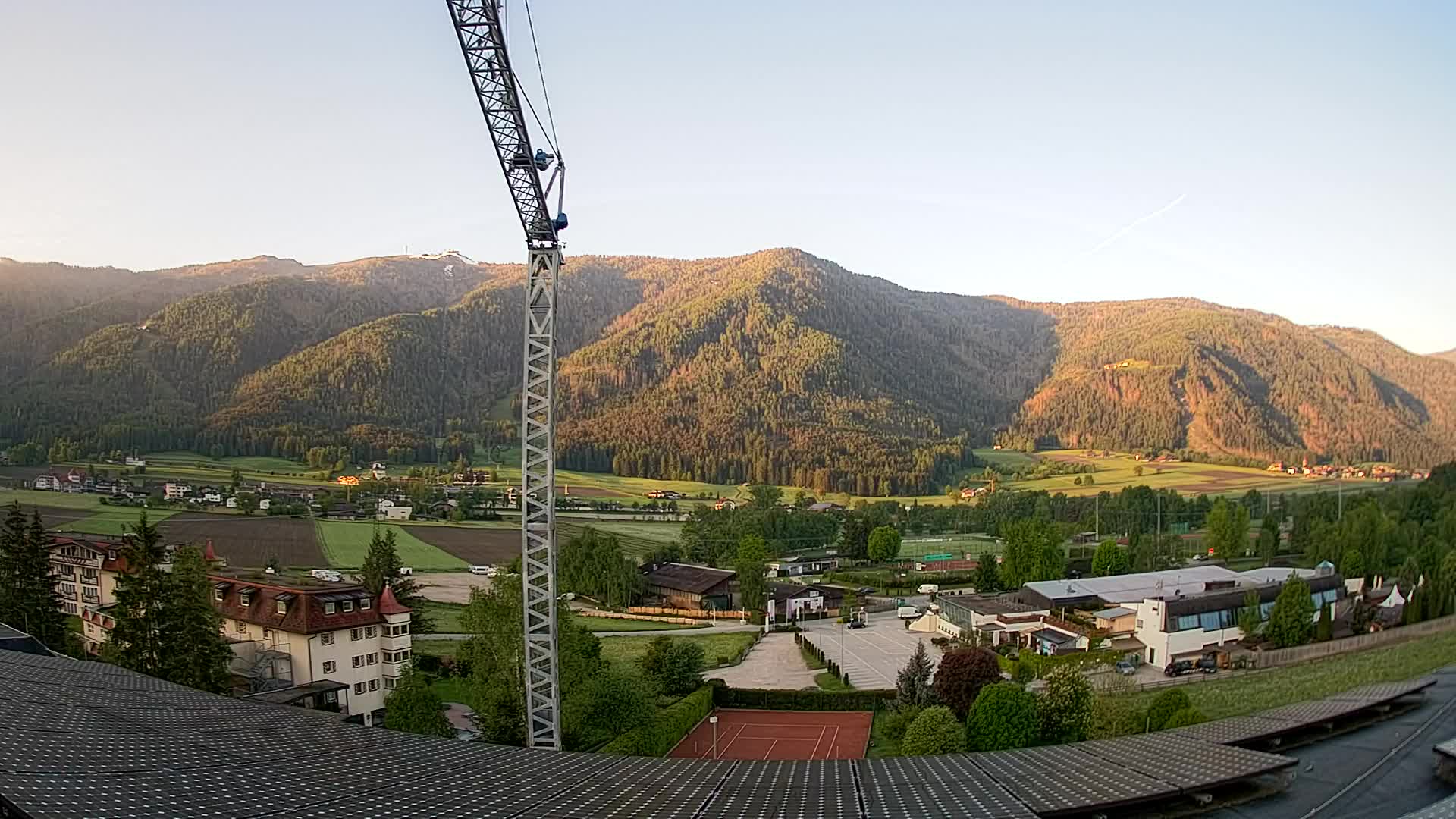 Web kamera Riscone | Hotel Olympia | Pogled na Kronplatz