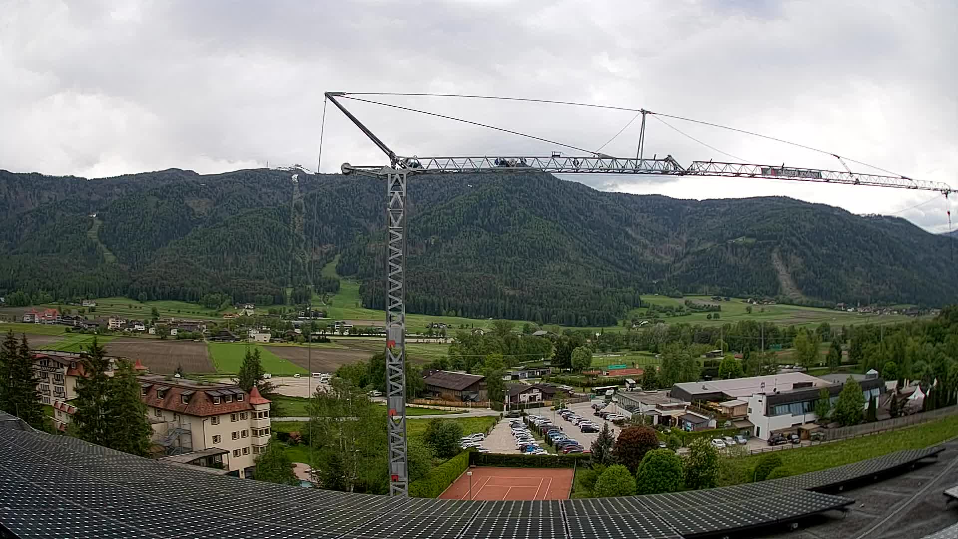 Web kamera Riscone | Hotel Olympia | Pogled na Kronplatz