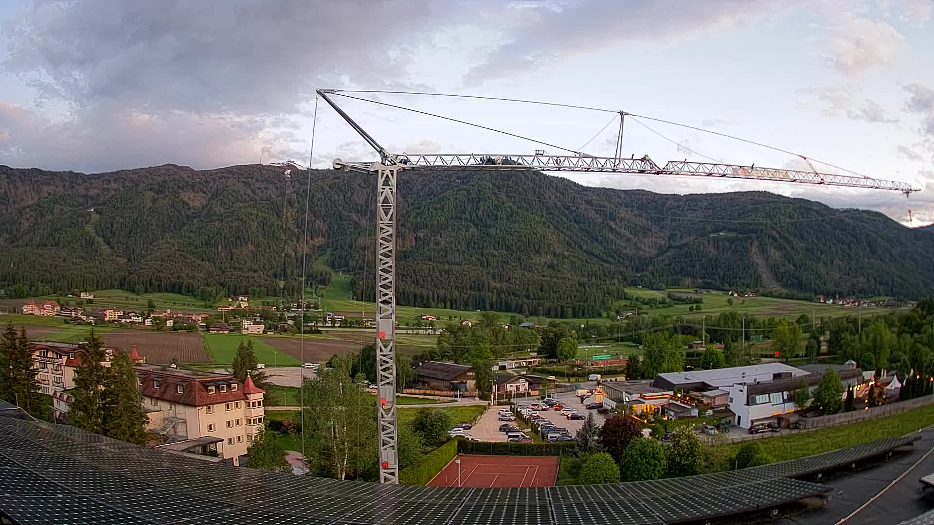 Web kamera Riscone | Hotel Olympia | Pogled na Kronplatz