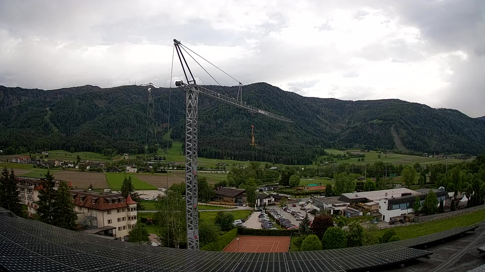Web kamera Riscone | Hotel Olympia | Pogled na Kronplatz