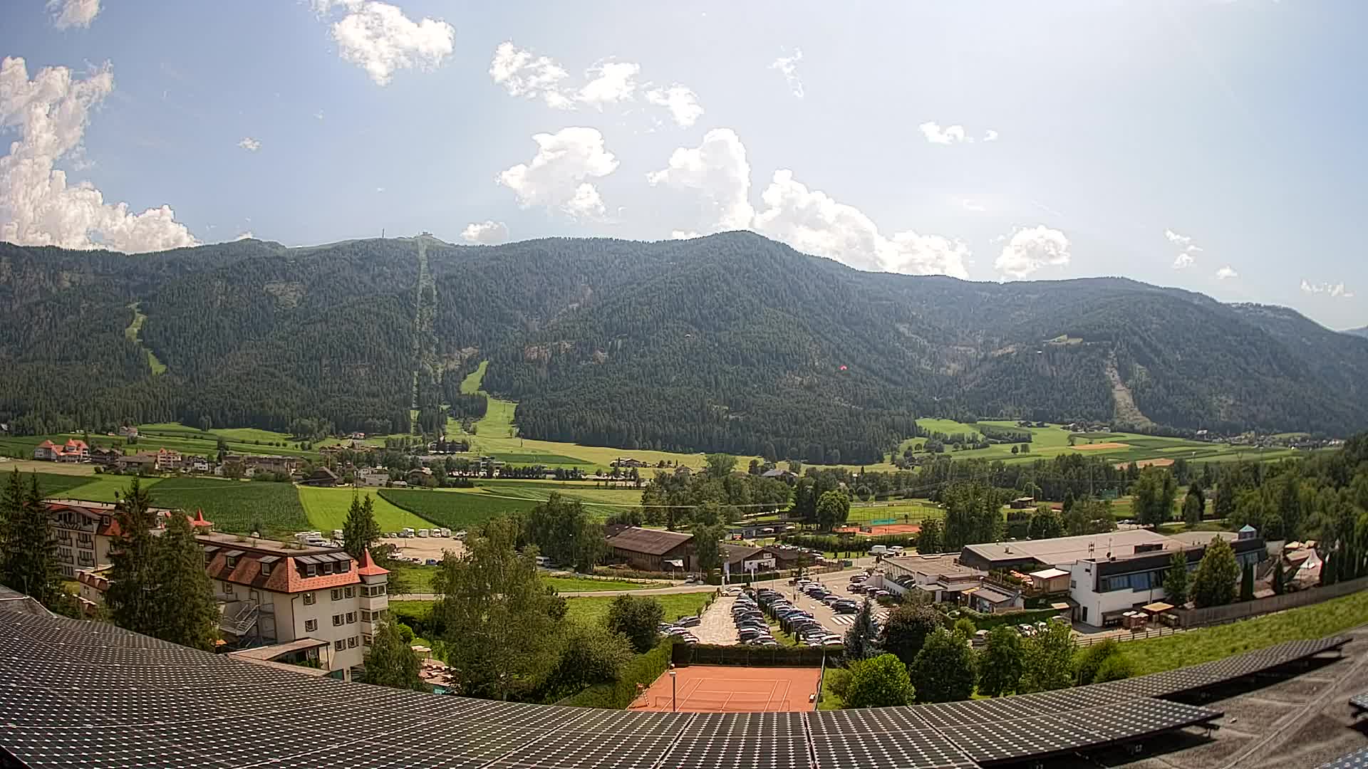 Spletna kamera Riscone | Hotel Olympia | Pogled na Kronplatz