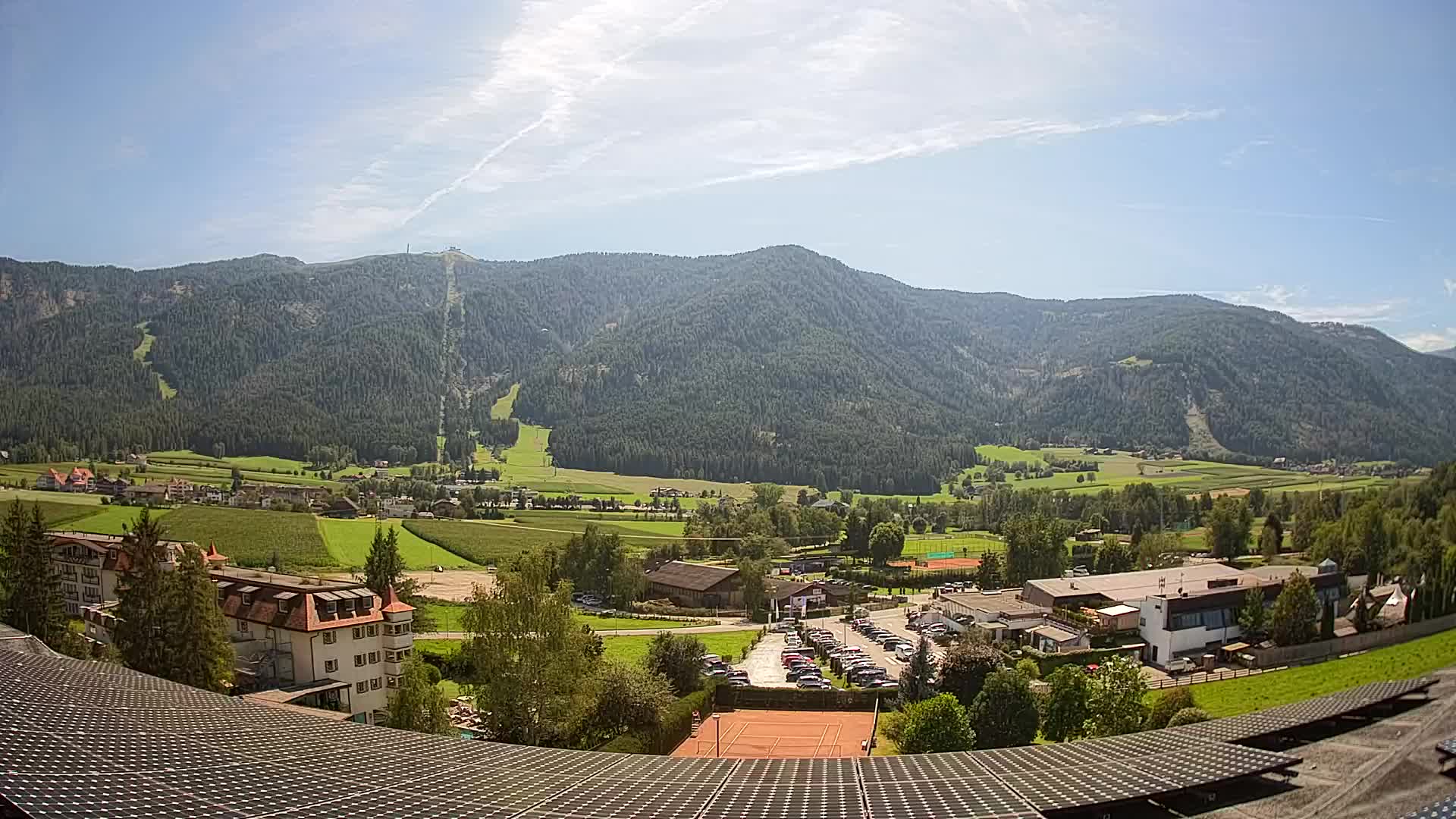 Spletna kamera Riscone | Hotel Olympia | Pogled na Kronplatz