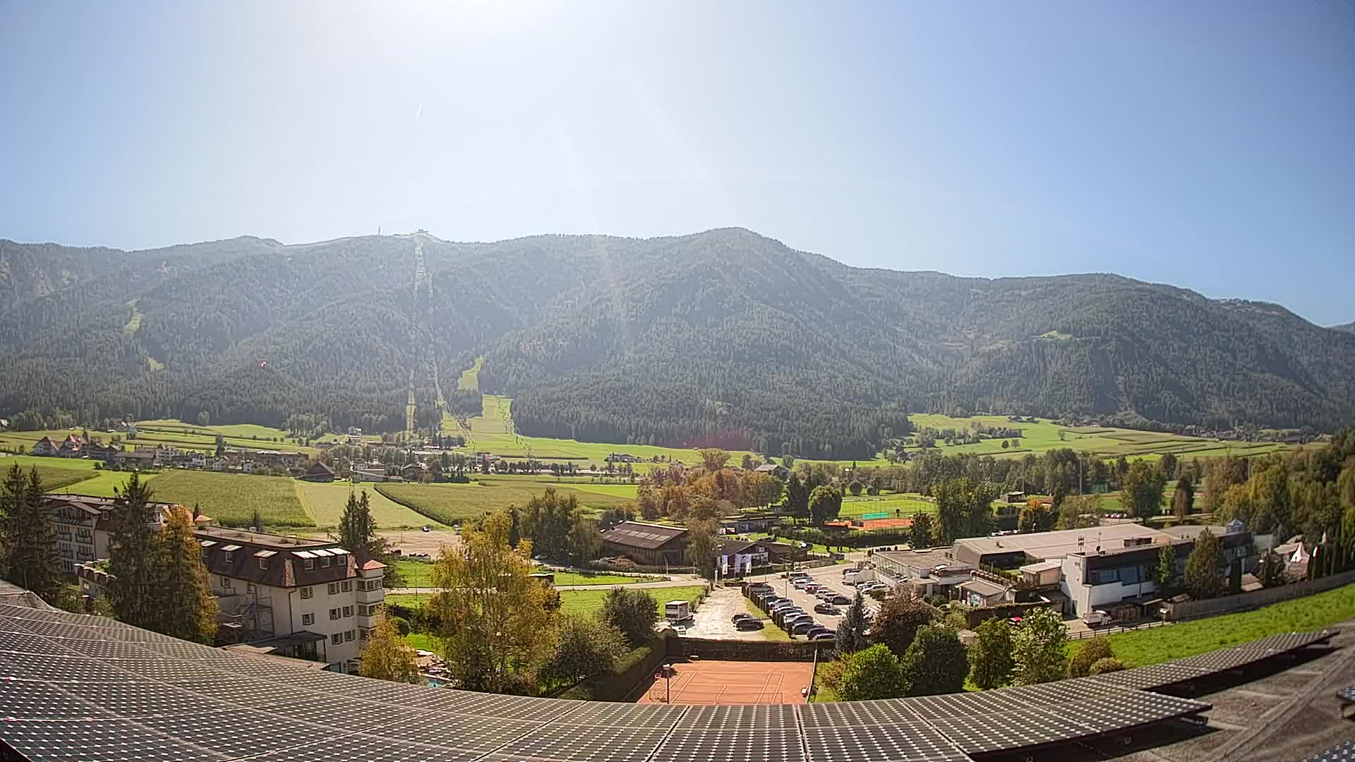 Spletna kamera Riscone | Hotel Olympia | Pogled na Kronplatz