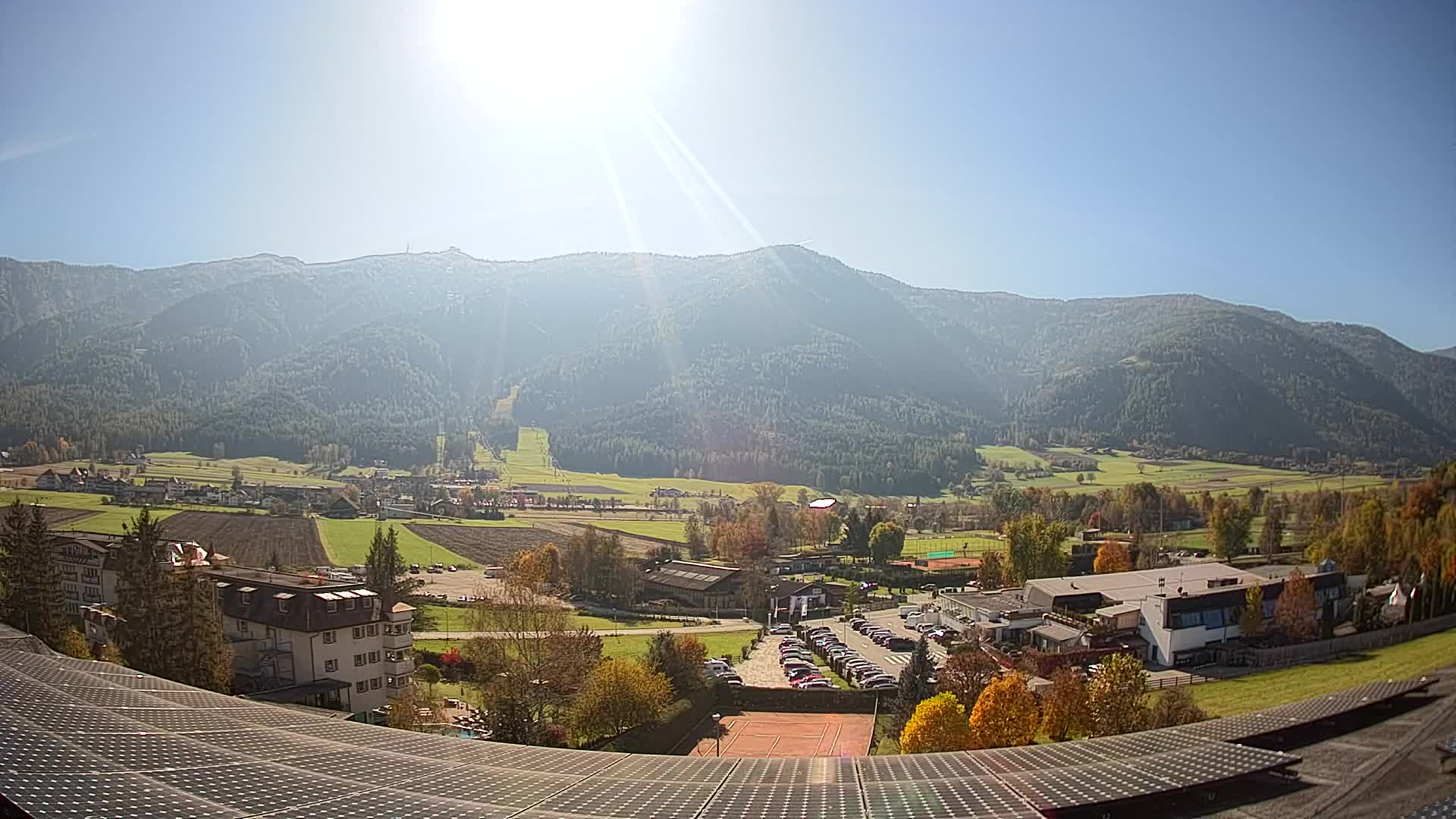 Spletna kamera Riscone | Hotel Olympia | Pogled na Kronplatz