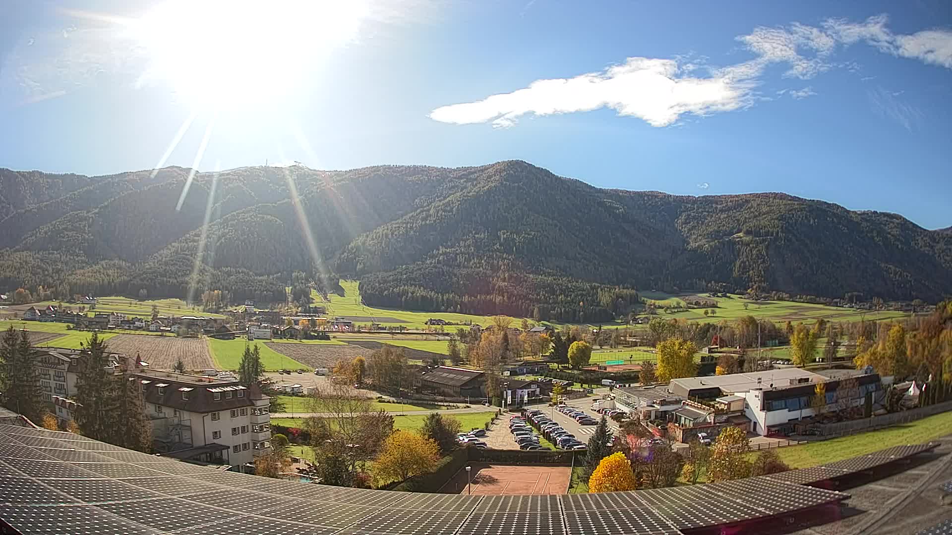 Spletna kamera Riscone | Hotel Olympia | Pogled na Kronplatz