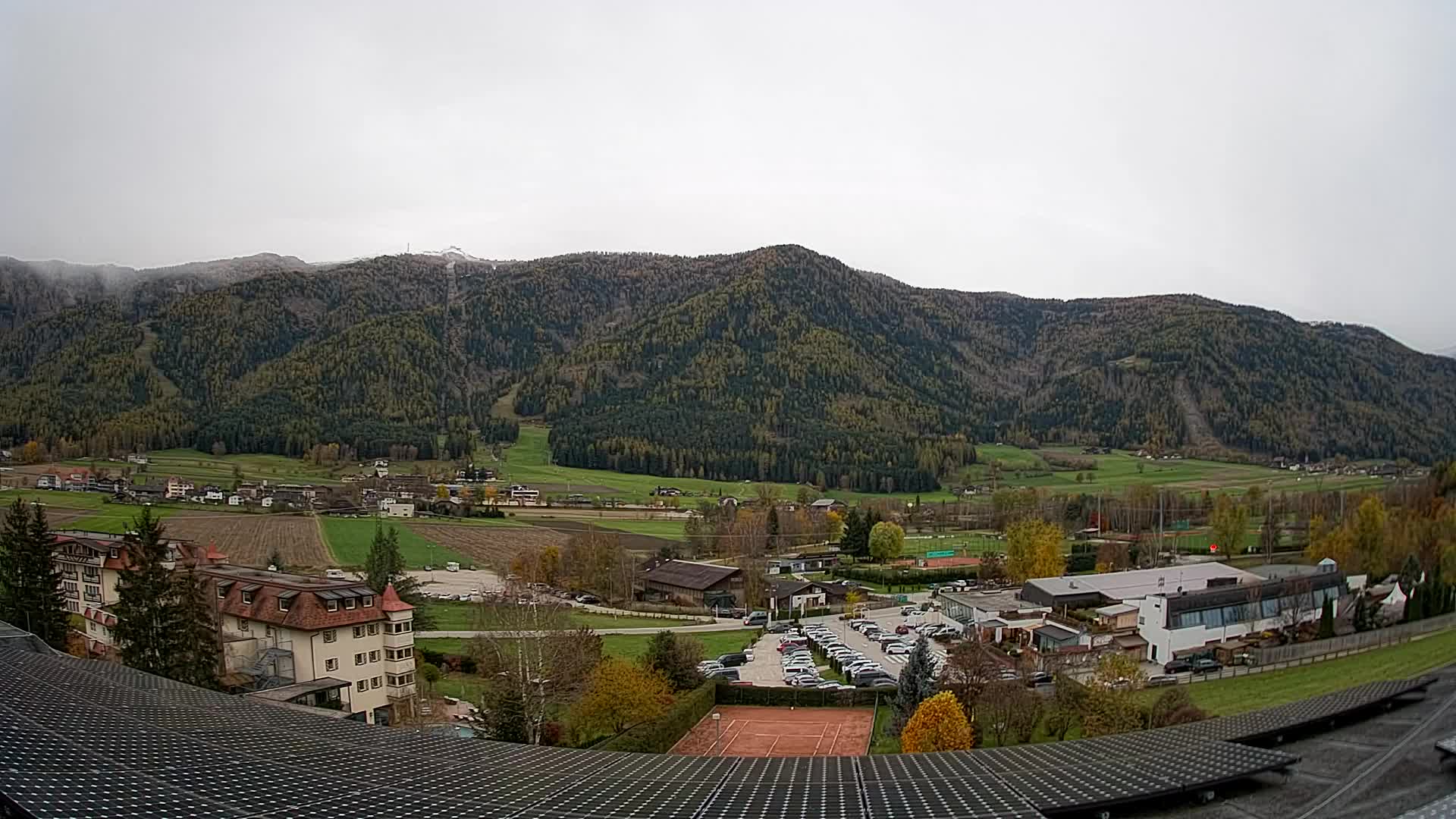 Web kamera Riscone | Hotel Olympia | Pogled na Kronplatz