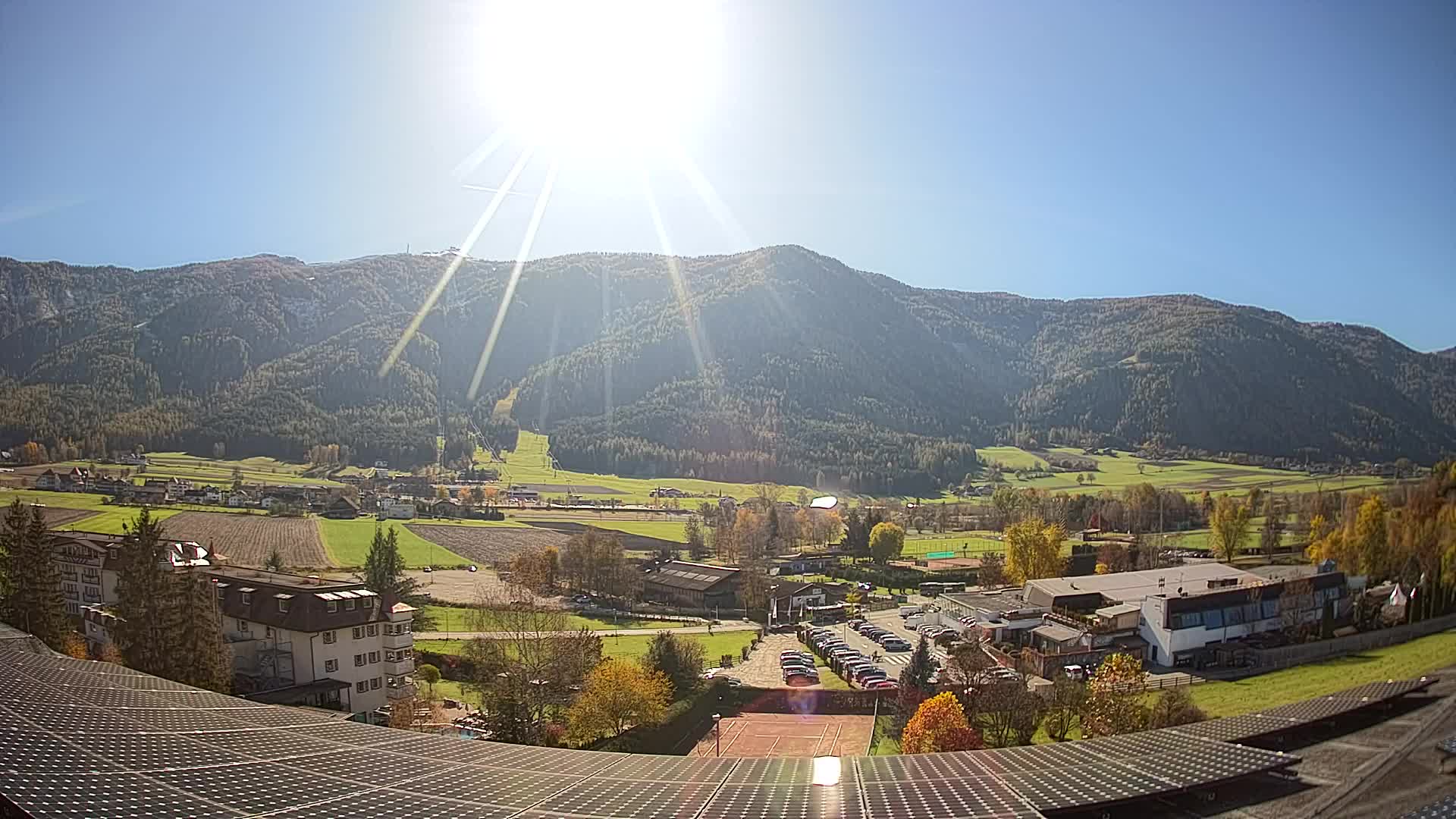 Spletna kamera Riscone | Hotel Olympia | Pogled na Kronplatz