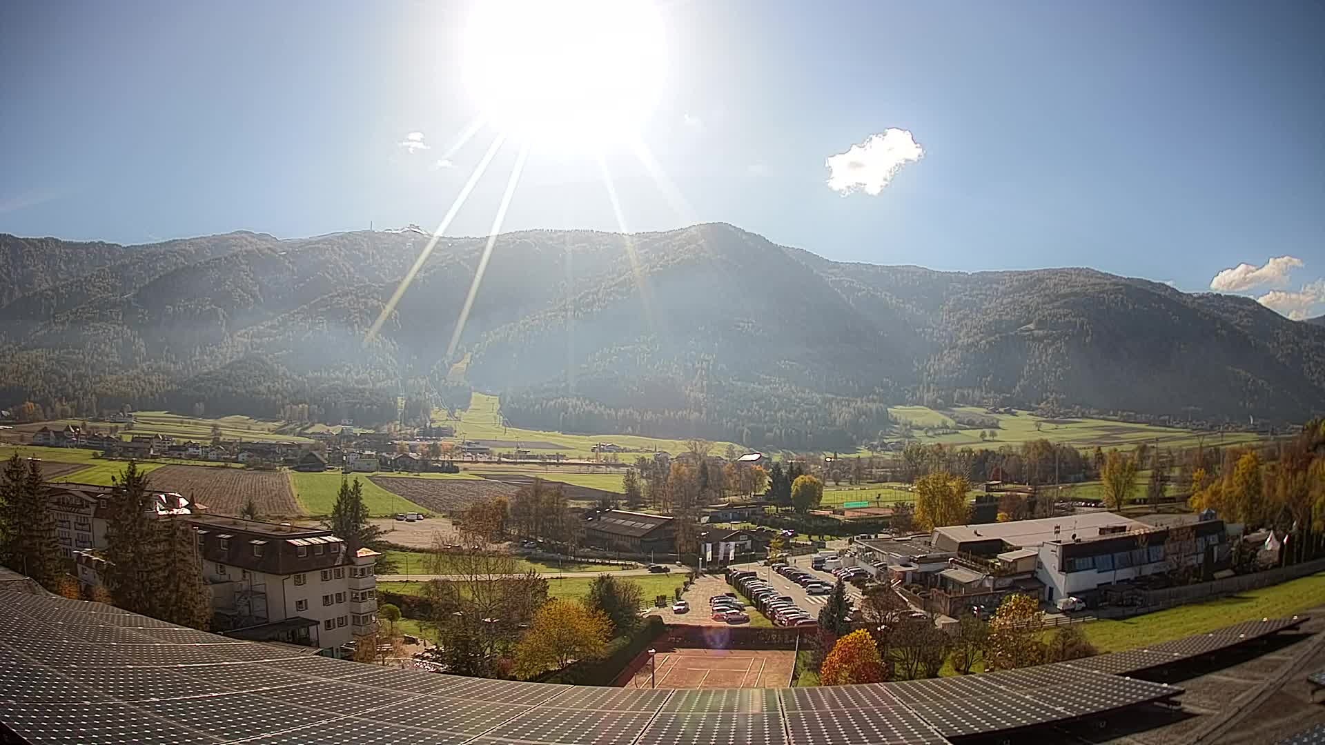 Spletna kamera Riscone | Hotel Olympia | Pogled na Kronplatz