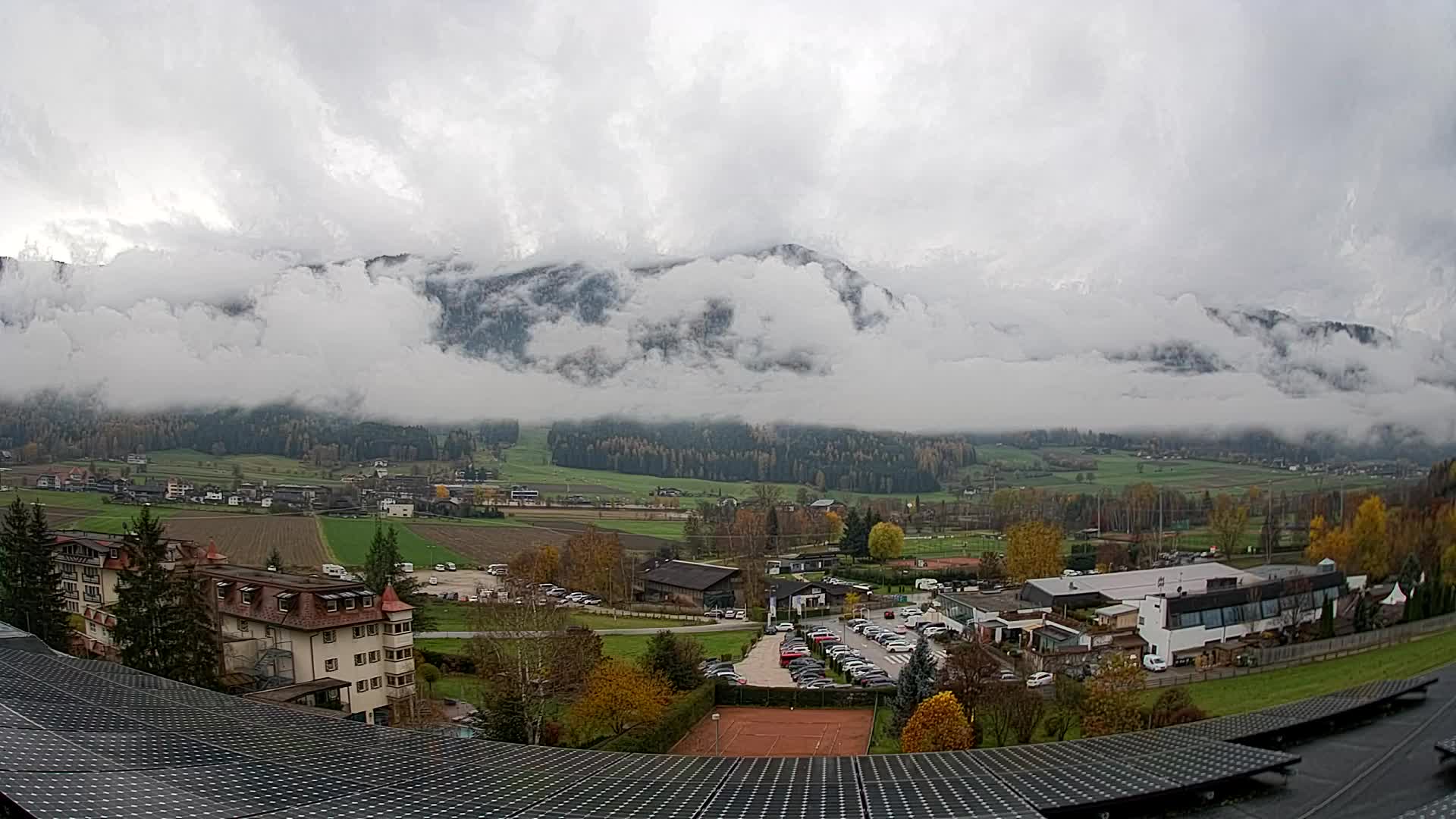 Web kamera Riscone | Hotel Olympia | Pogled na Kronplatz