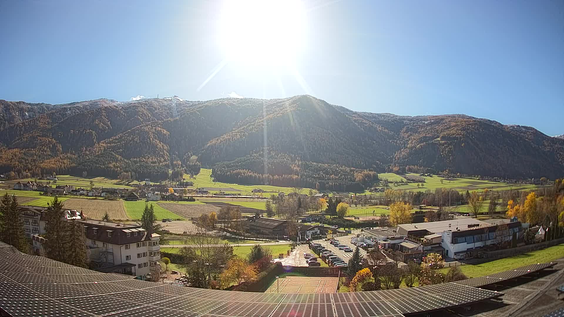 Spletna kamera Riscone | Hotel Olympia | Pogled na Kronplatz