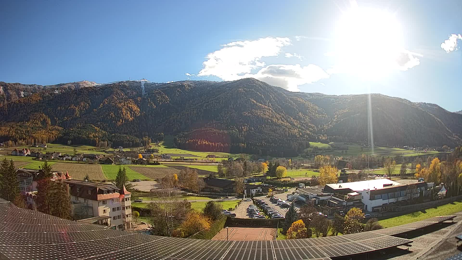 Spletna kamera Riscone | Hotel Olympia | Pogled na Kronplatz