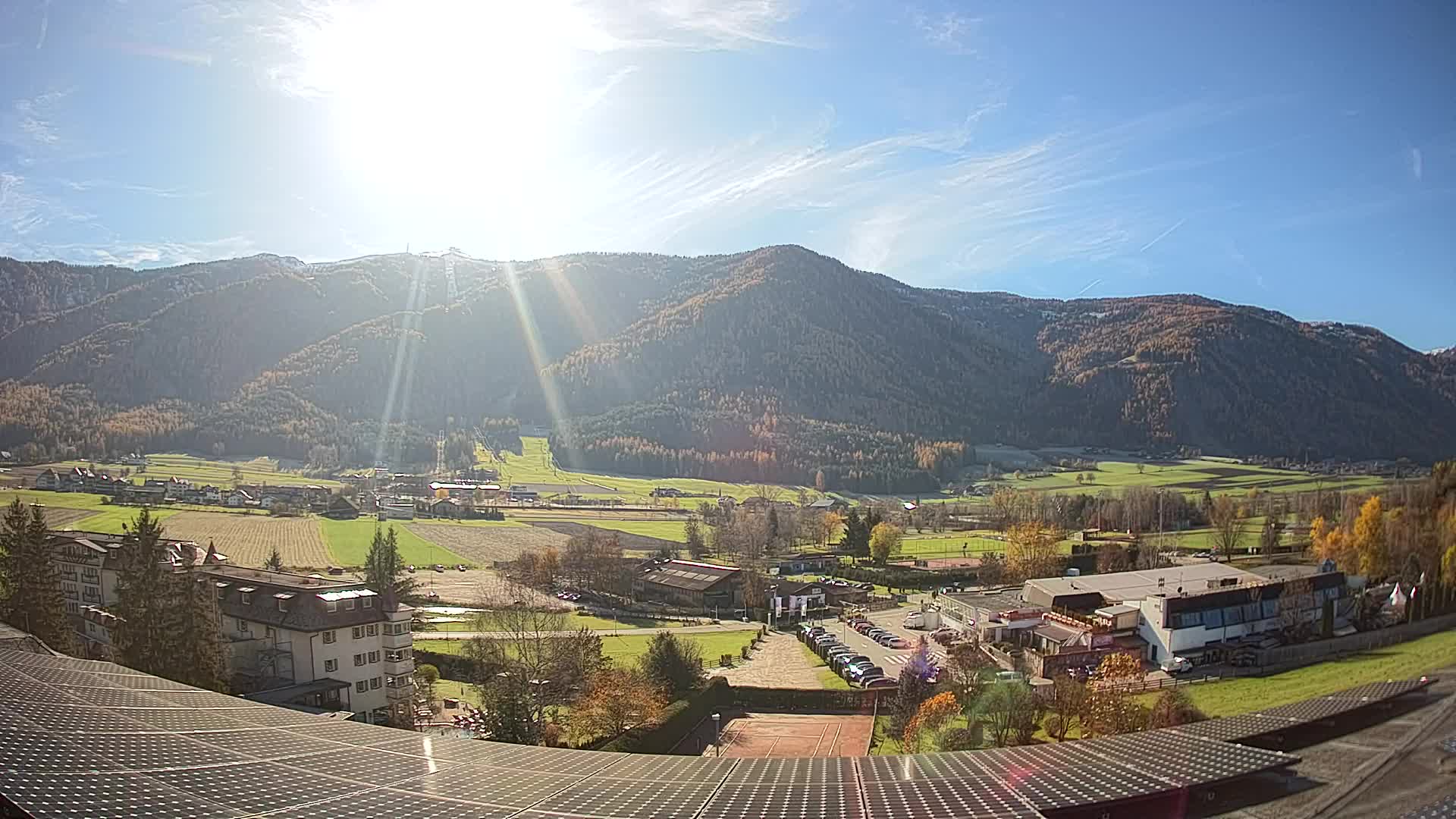 Spletna kamera Riscone | Hotel Olympia | Pogled na Kronplatz