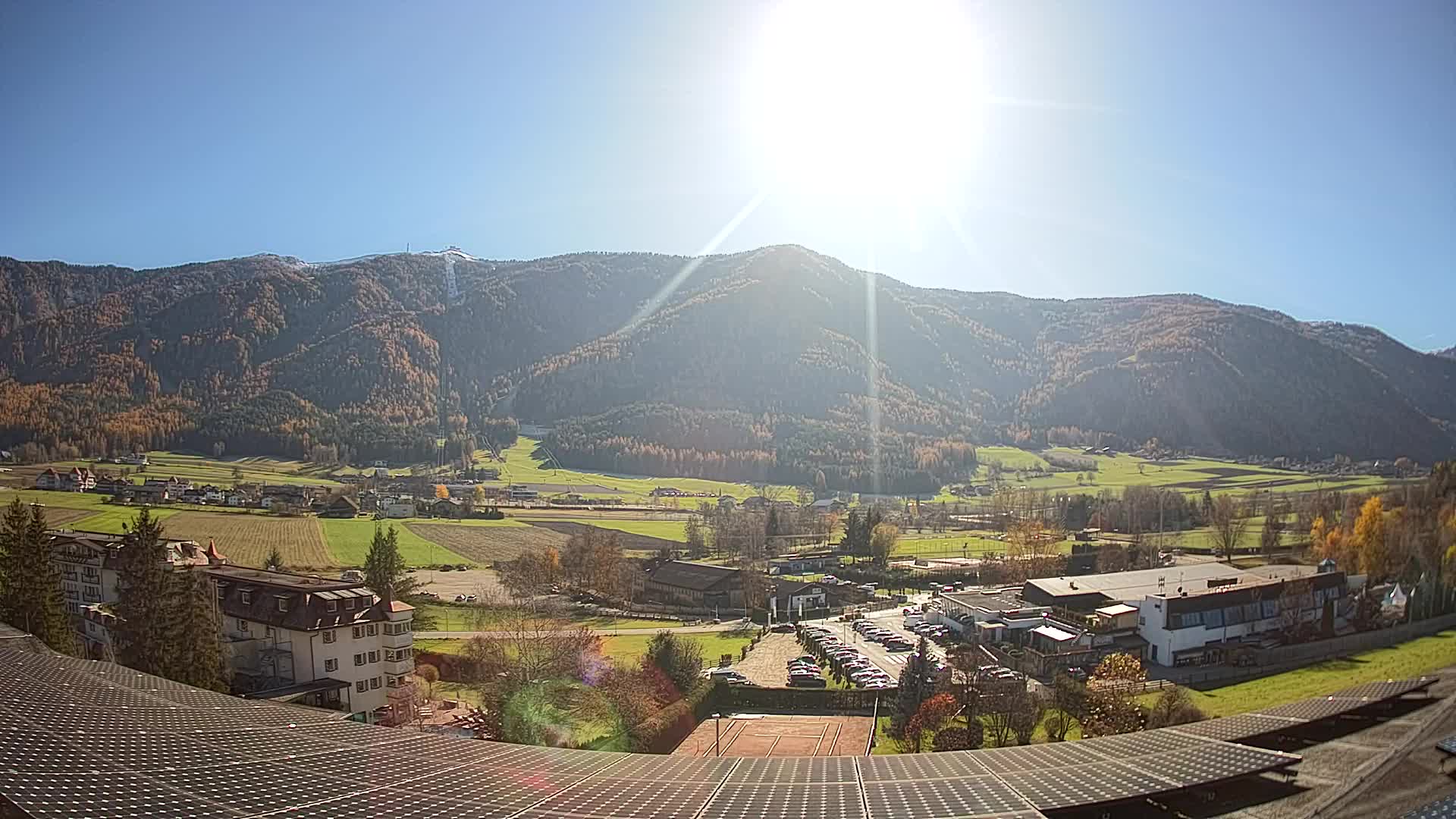Spletna kamera Riscone | Hotel Olympia | Pogled na Kronplatz